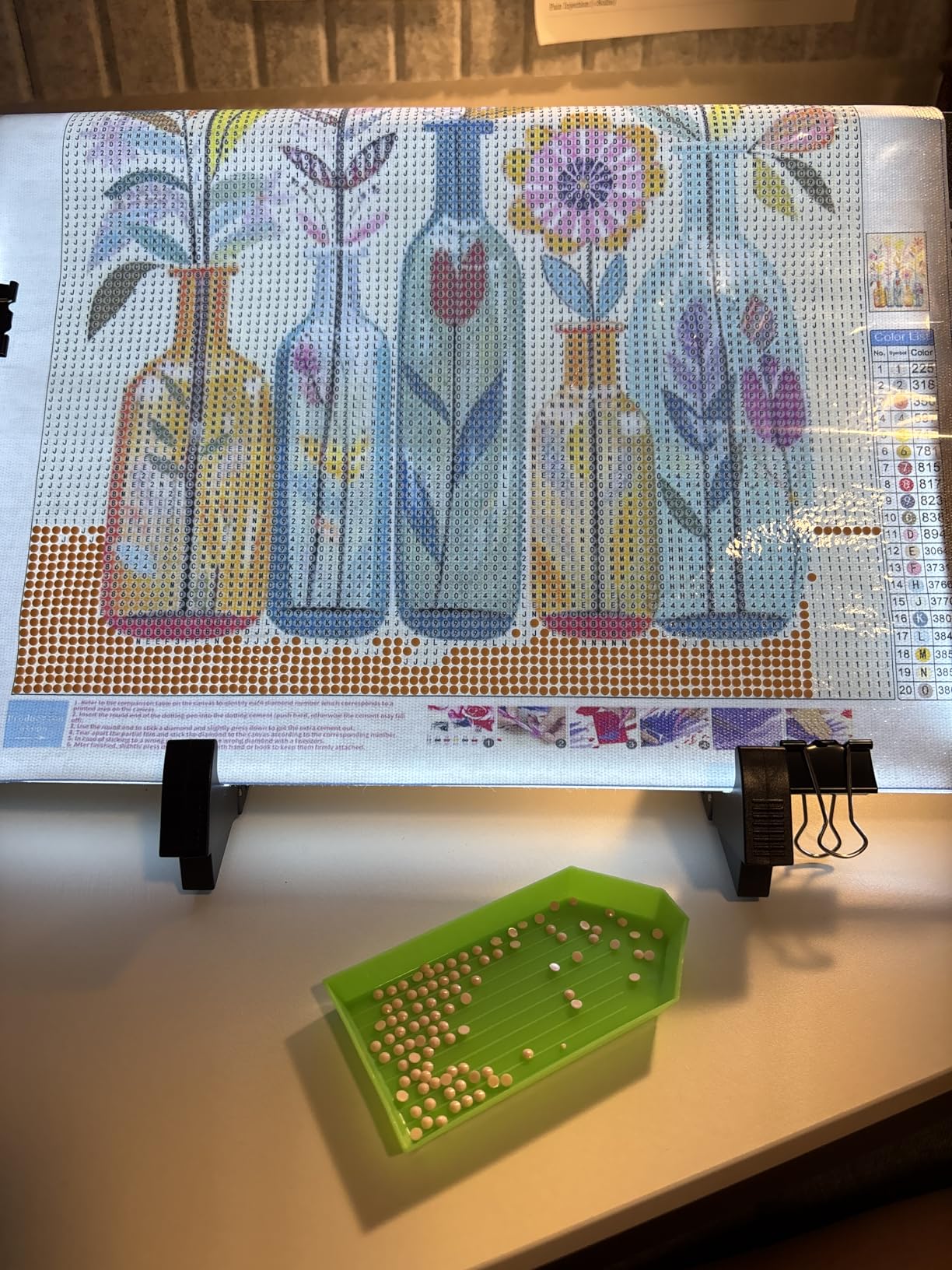 ARTDOT A4 LED Light Pad for Diamond Painting Kits for Adults, USB Powered Adjustable Brightness Diamond Art Light Board with Accessories customer photo 1