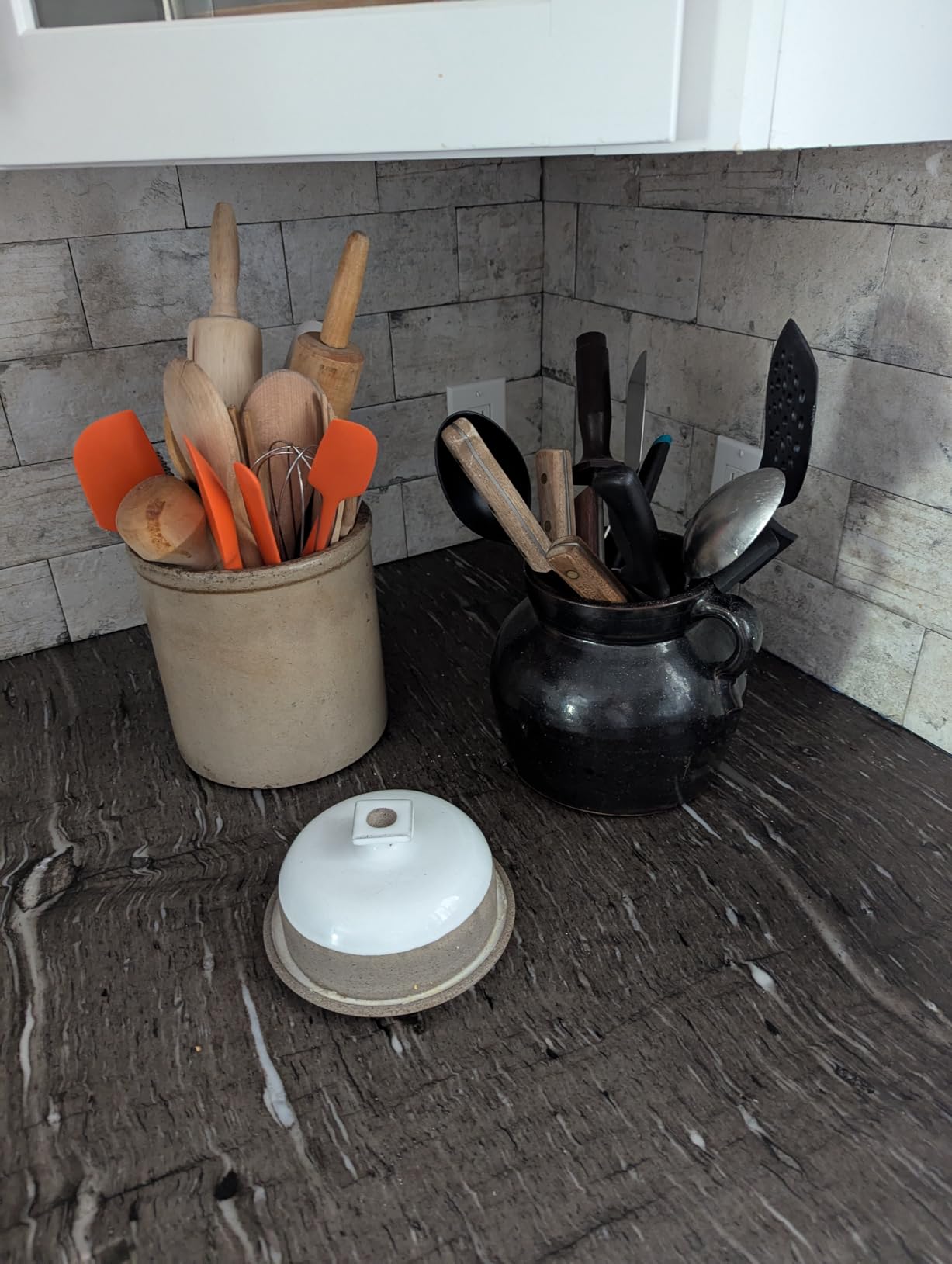 U-Taste Silicone Spatula Set with 600 Degrees Fahrenheit Heat Resistant (Black) customer photo 2