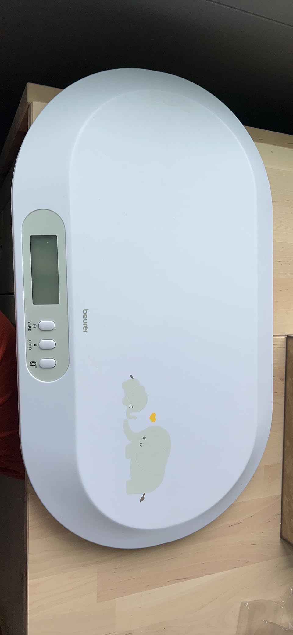 Beurer BY90 Baby Scale, Pet Scale, Digital, with Measuring Tape, tracking weight with App | For: Infant, Newborn, Toddler / Puppy, Cat - Animals | LCD Display, weighs Lbs/Kg/Oz Highly accurate customer photo 2
