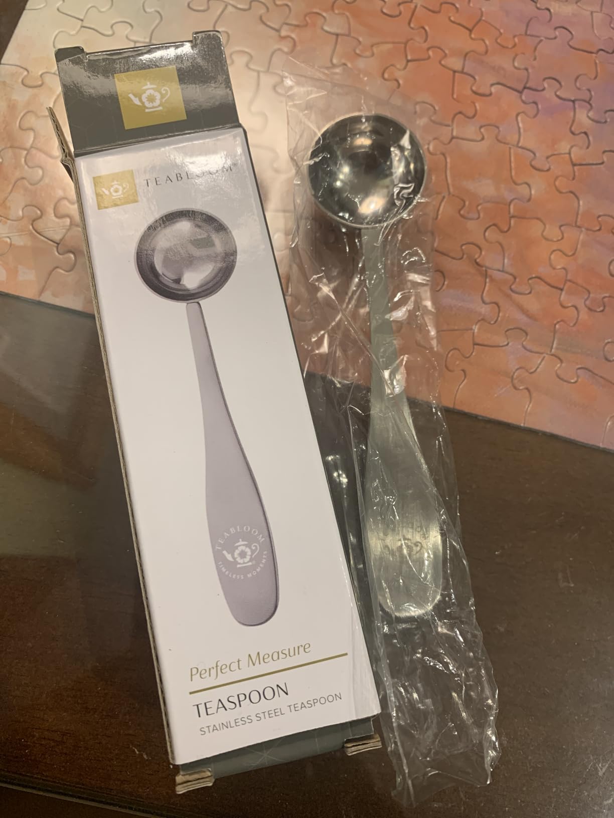 Teabloom Perfect Measure Loose Leaf Tea Spoon - Premium Quality Stainless Steel Tea Scoop - Tea Connoisseur's Choice customer photo 1