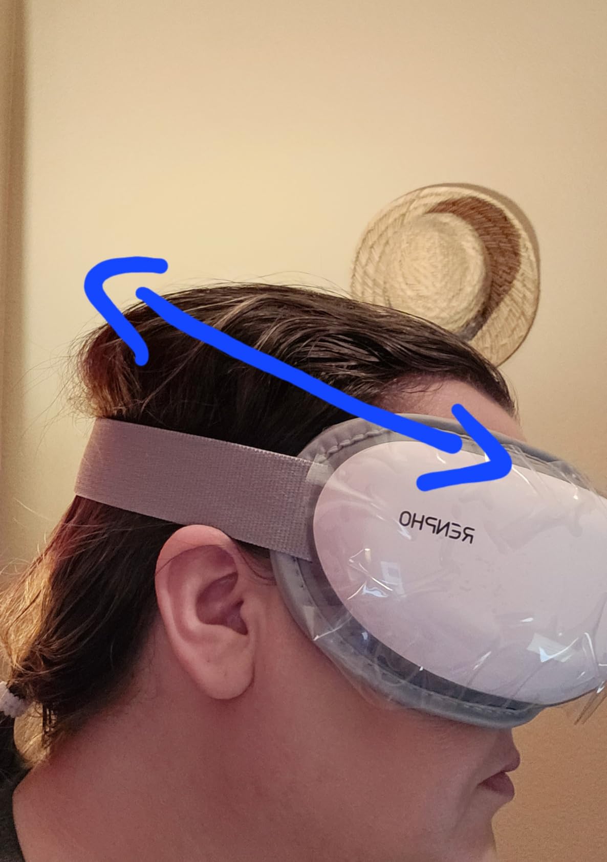 RENPHO Eye Massager with Heat, FSA Eligible HSA Eye Mask for Migraine Relief, Sleep Mask for Dry Eyes Relax, Eyeris 1 customer photo 1