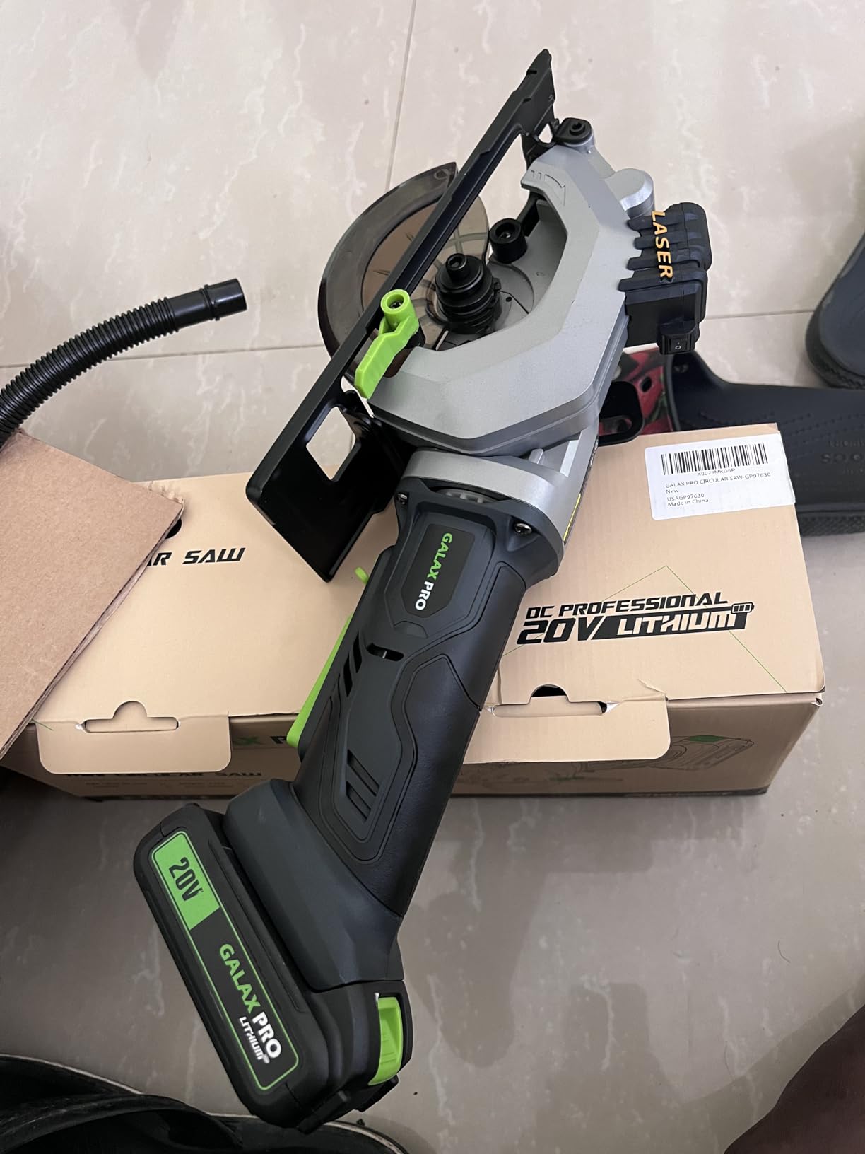 GALAX PRO Mini Circular Saw, DC20V 4-1/2