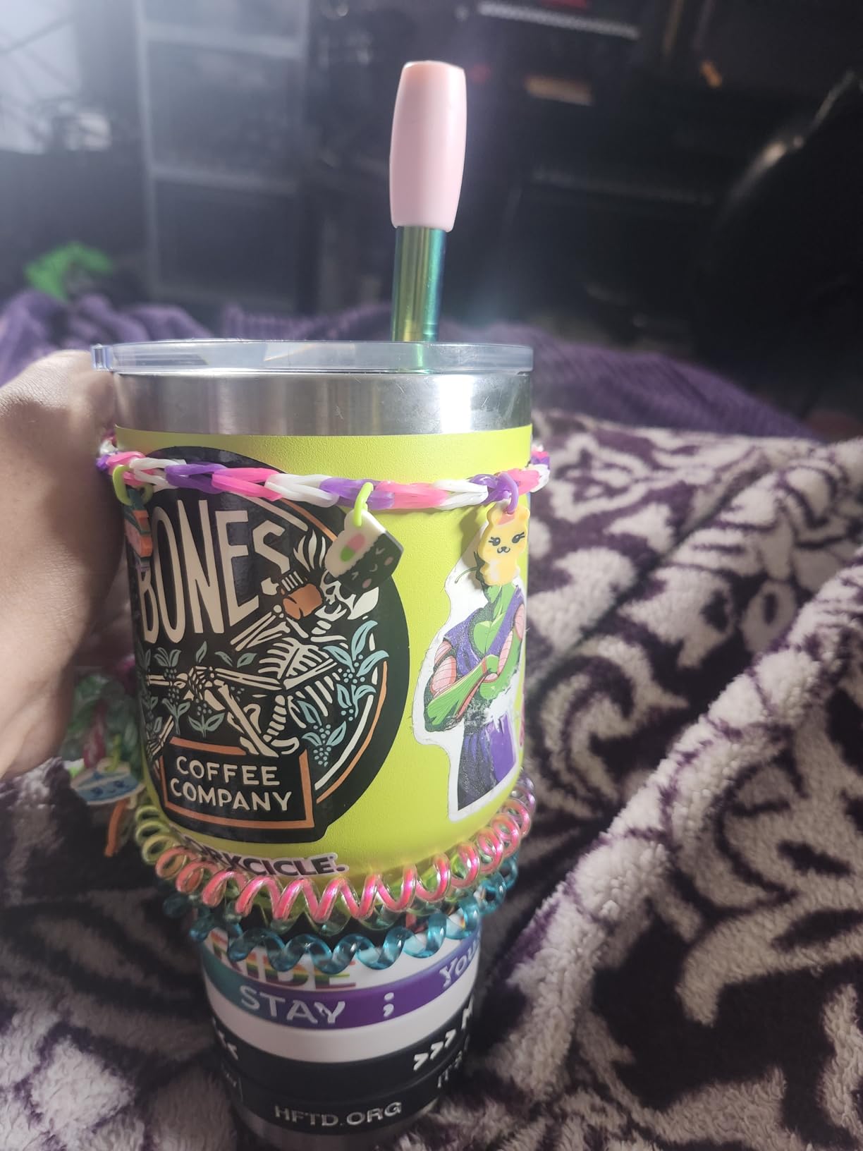 Boba Straws, Reusable Straw Metal Smoothies Jumbo Bubble Tea Tapioca Pearls Milkshake Straws, Pointed Stainless Steel Drinking Straws with Silicone Tips Carry Bag Brush 12mm 0.5