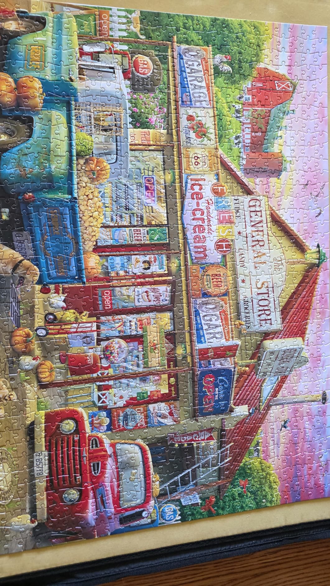 Buffalo Games - Country Store - Eduard - 1000 Piece Fall Jigsaw Puzzle for Adults - Challenging Autumn Puzzle Perfect for Game Nights - Country Life Collection customer photo 2