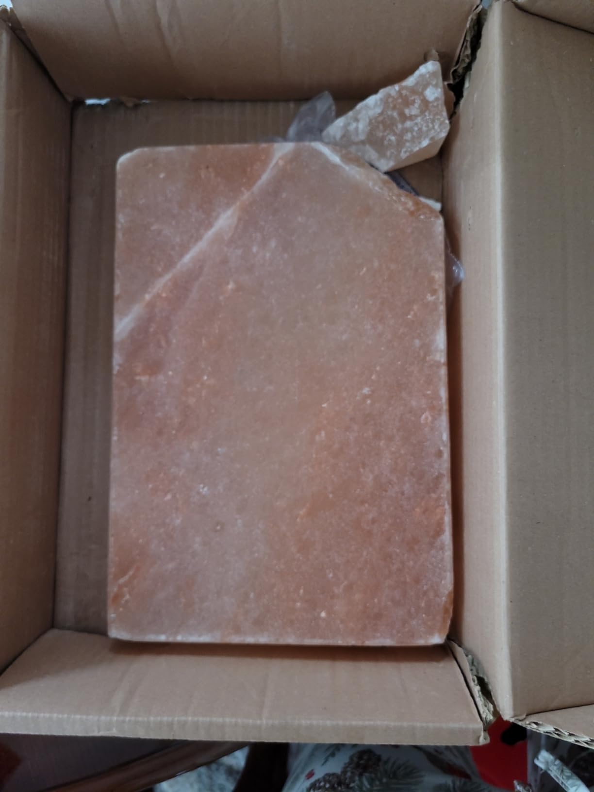 Spantik Himalayan Salt Block Cooking Plate 12 x 8 x 1.5 Inch for Cooking Grilling Cutting and Serving Food Grade Rock Salt Stone customer photo 1