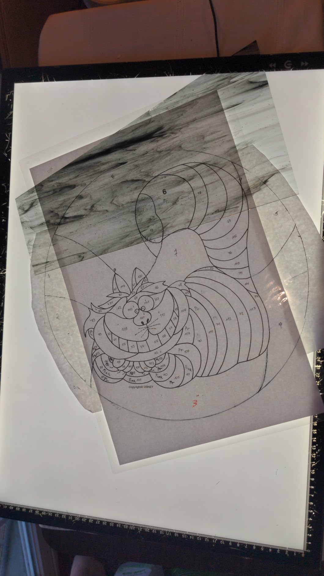 HSK B4/A3 Artist Tracing Light Box Copy Table, USB Power Dimmable 6000 Lux Lock Button Artcraft Light Pad for Tattoo Drawing, Sketching, Animation, Diamond Painting customer photo 2