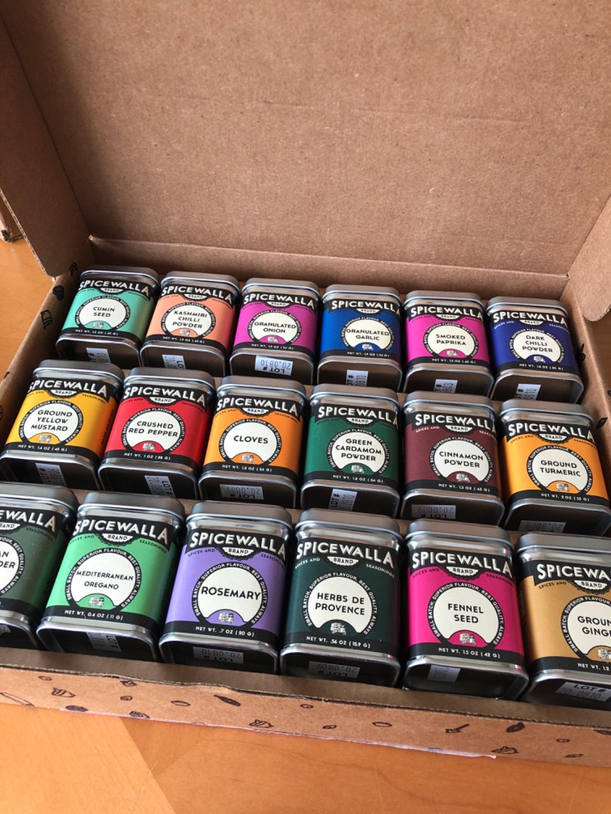 Spicewalla Essential Spices and Seasonings Set 18 Pack Variety | Garlic, Onion, Paprika, Crushed Red Pepper, Oregano, & more| Kitchen Cooking Set for Apartment and Home | House Warming Gift Set customer photo 2