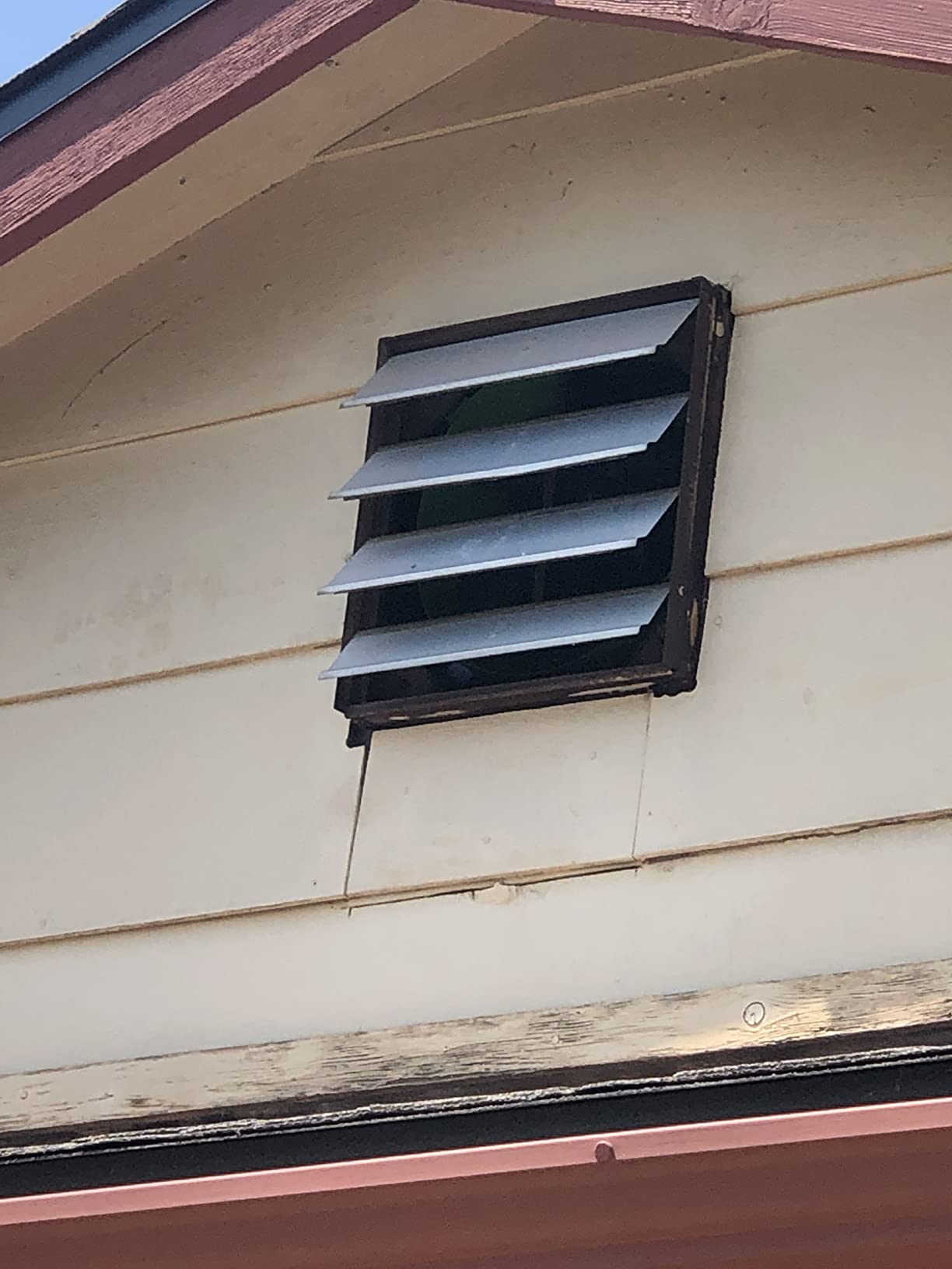 QuietCool AFG SLR-40 Solar Attic Fan for Gable Vents - 40 Watt Adjustable Panel - Included AC/DC Inverter for 24/7 Runtime customer photo 1