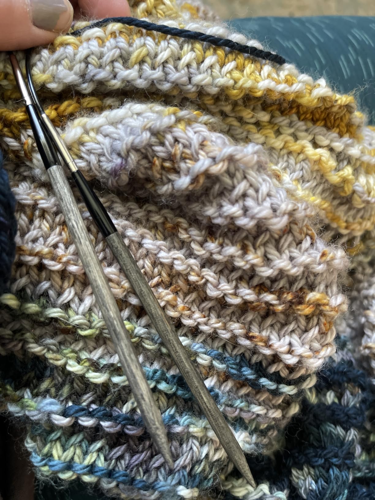 Lykke Driftwood 5 in. Complete Set US 4-17 Interchangeable Circular Knitting Needles, Birch, 5 Cords, Grey DM Case, Project Bag customer photo 2