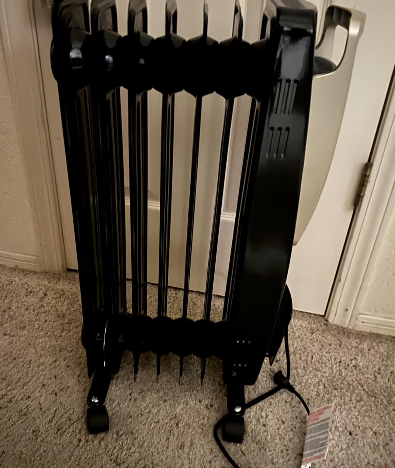 PELONIS Champagne Oil Filled Radiator Heater with Remote and Thermostat, 5 Temperature Settings for indoor use Large Room, Energy Efficient Electric Space heater with Safety Features customer photo 2