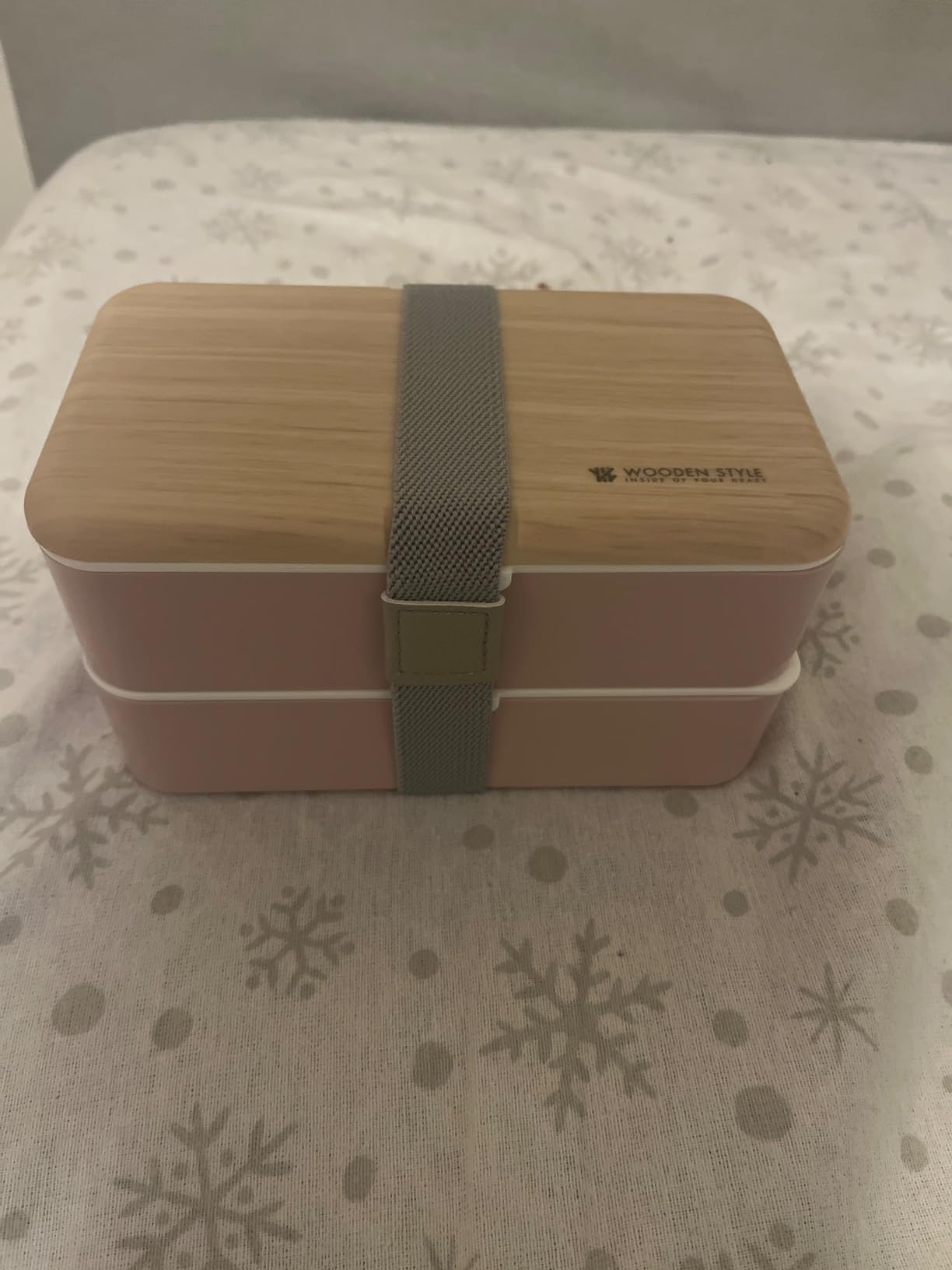 Original Bento Box Lunch Box Japanese Style 2 Layer Food Containers with Utensils Spoon and Fork Bundle Divider Salad Box for Men Women(Pink) customer photo 2