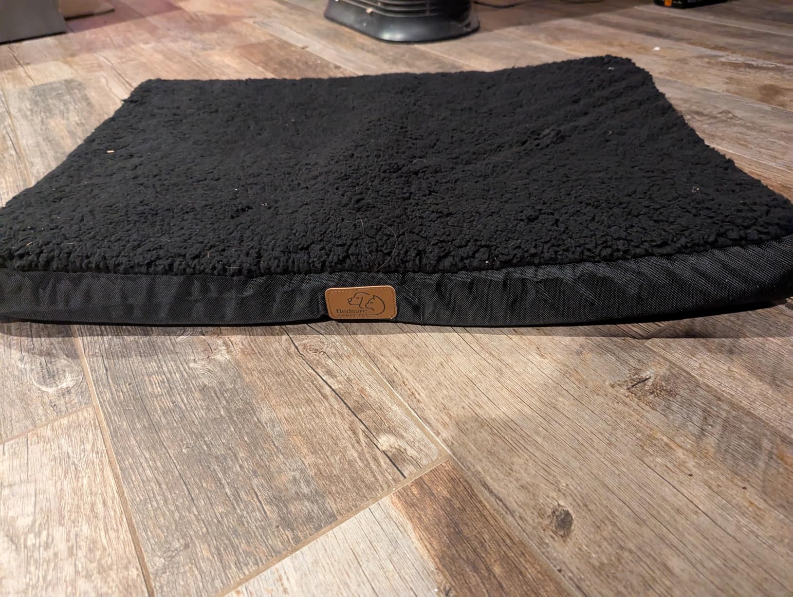 Bedsure Dog Beds Large Sized Dog - Comfy Flat Pet Beds with Removable Washable Cover, Orthopedic Egg Crate Foam Puppy Mat, Suitable for Pet Up to 65 lbs customer photo 1