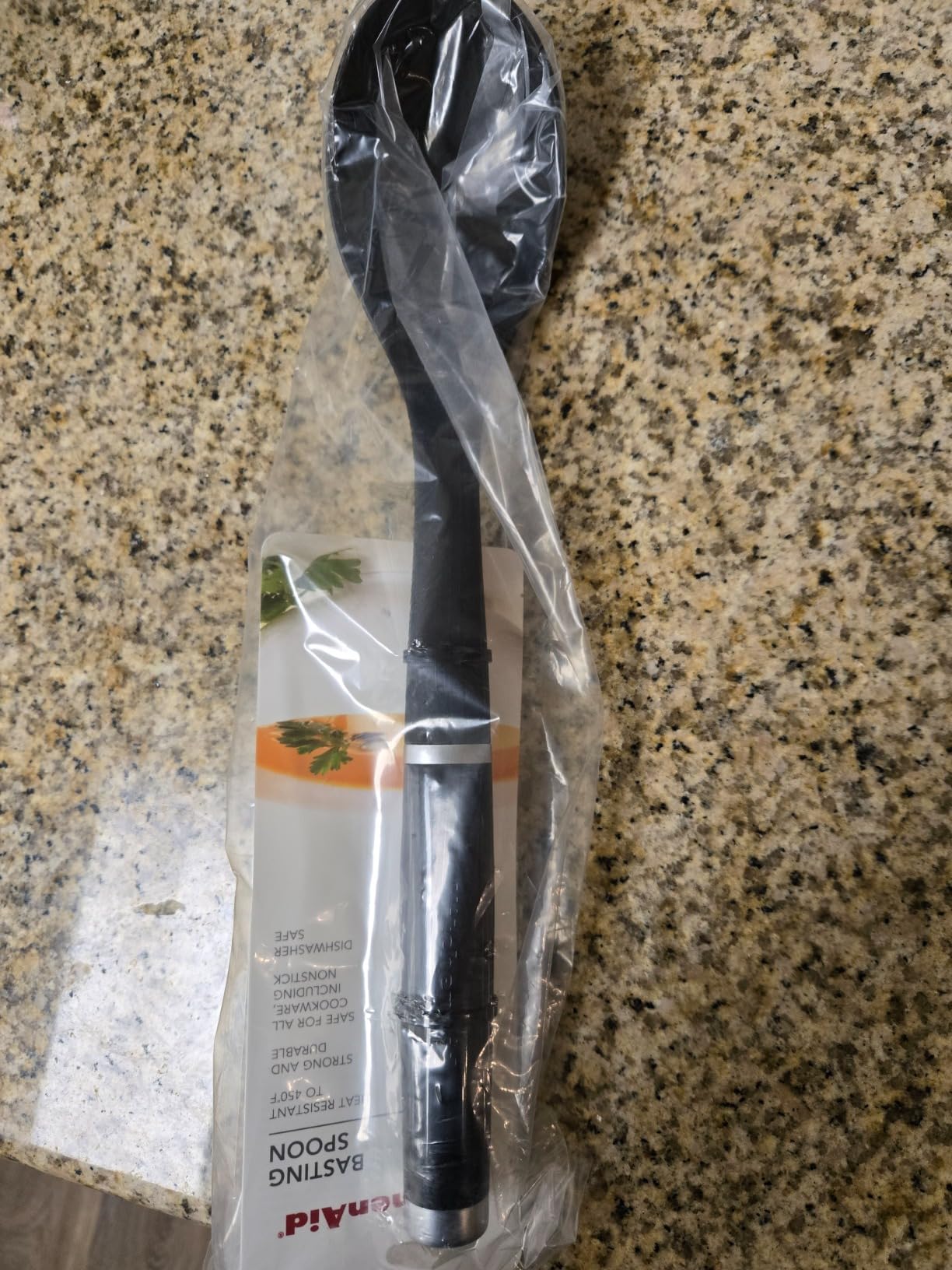 KitchenAid KE003OHOBA Classic Basting Spoon, One Size, Black customer photo 2