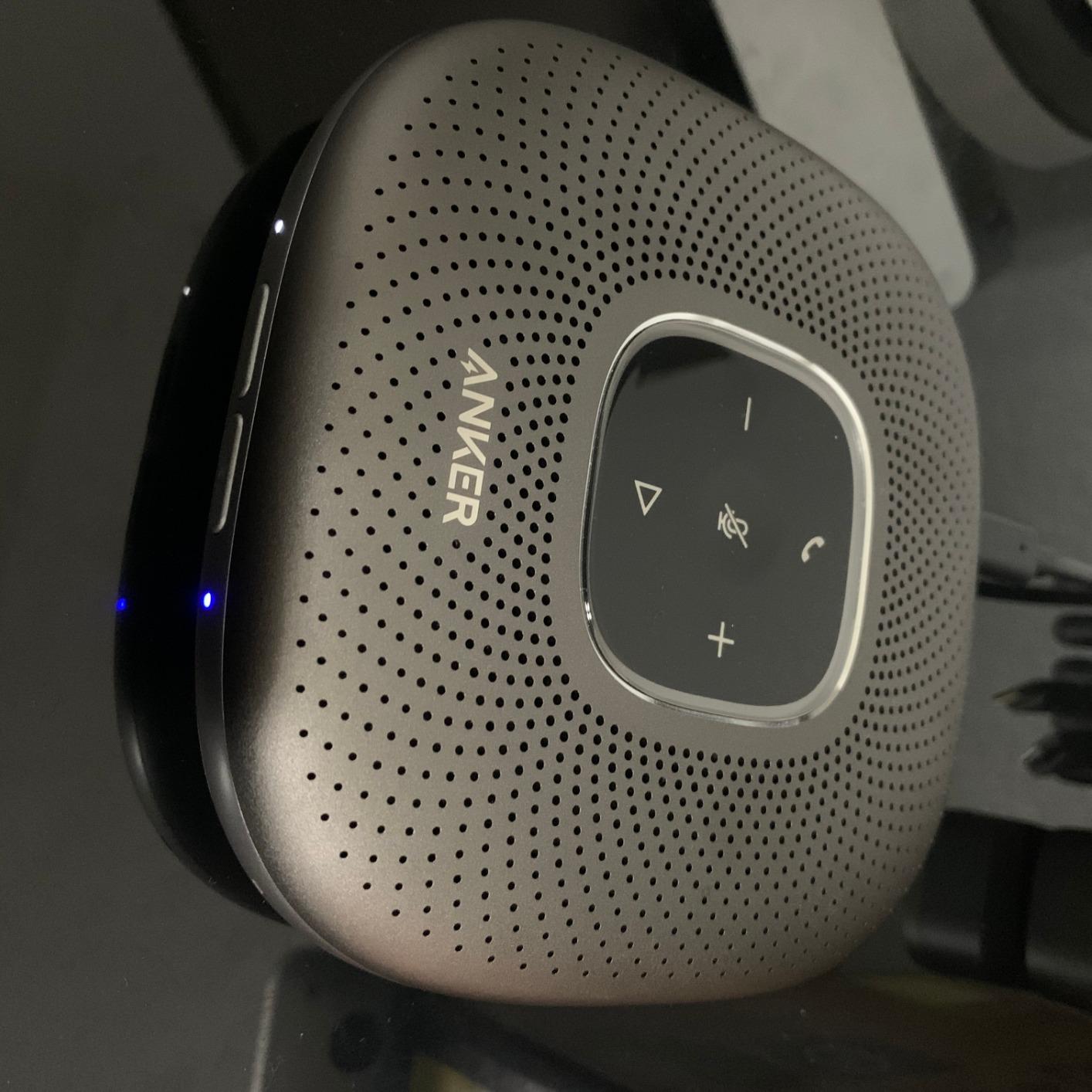 Anker PowerConf Speakerphone, Zoom Certified Conference Speaker with 6 Mics, 360 Degree Enhanced Voice Pickup, 24H Call Time, Bluetooth 5.3, USB C, Compatible with Leading Platforms for Personal Workspaces customer photo 2