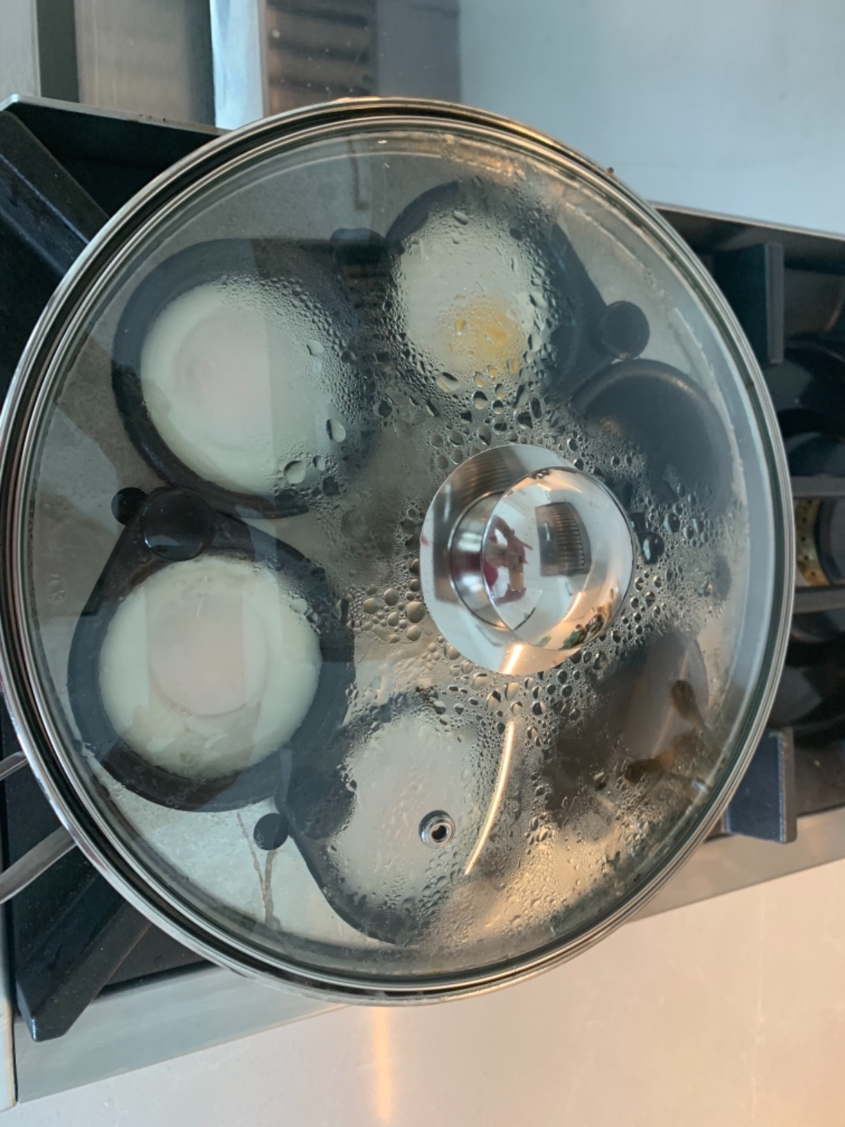 Modern Innovations Egg Poacher Pan - Nonstick Stainless Steel Maker With Handle, 6 Cups, and Silicone Spatula customer photo 1