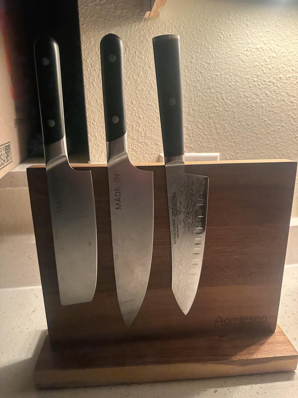 Home Kitchen Magnetic Knife Block Holder Rack Magnetic Stands with Strong Enhanced Magnets Multifunctional Storage Knife Holder customer photo 2