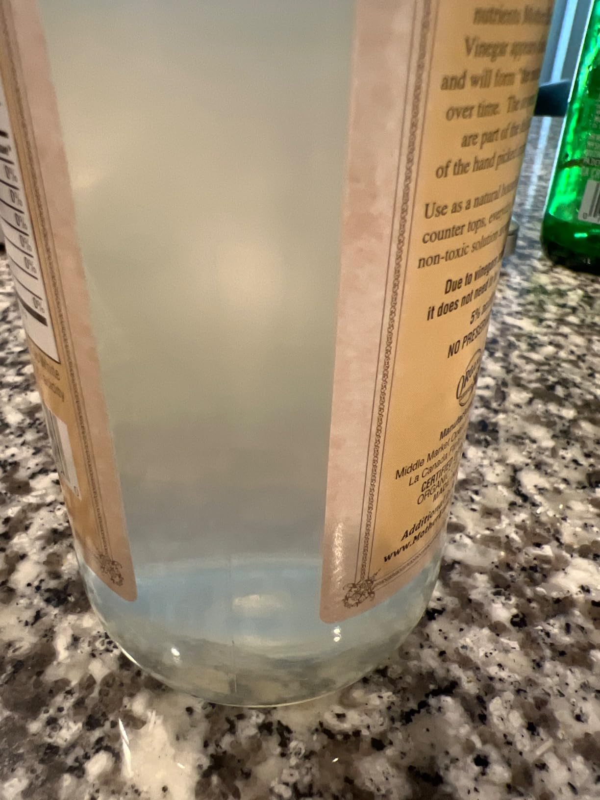 Mother Earth, Organic Vinegar with The Mother, Raw, Unpasteurized, Unfiltered - White Vinegar customer photo 2