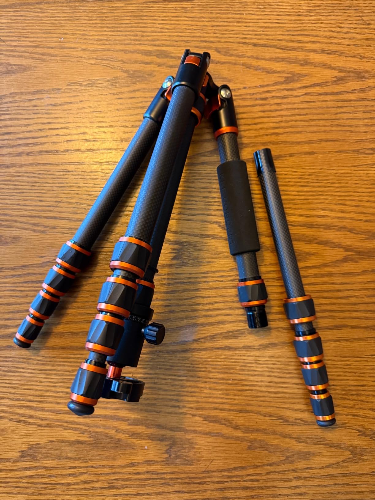 K&F Concept 60 inch Carbon Fiber Camera Tripod, Super Lightweight Compact Travel Tripod with 360 Degree Ball Head customer photo 2