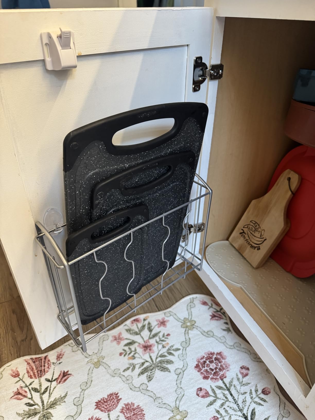 Simple Houseware Over the Cabinet Door Organizer Holder 2 Pack 13.5