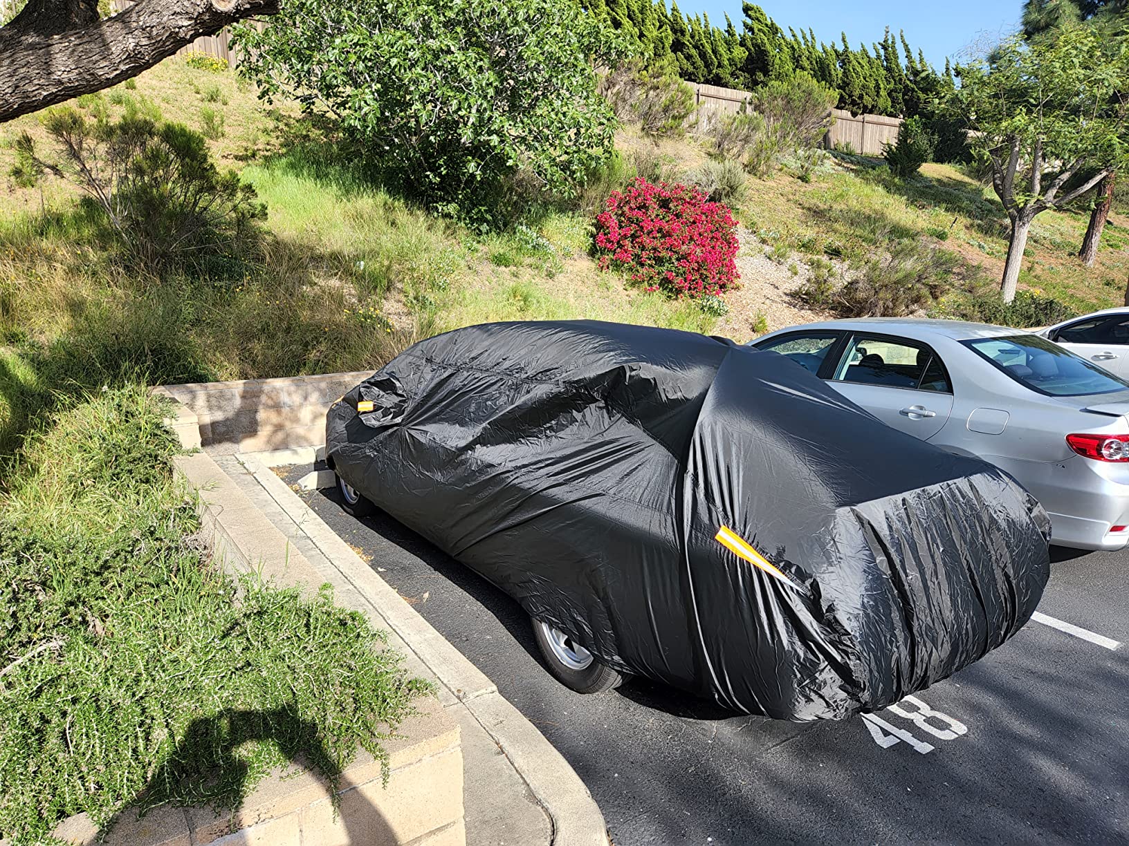 Full Car Covers for Sedan, Car Cover Waterproof All Weather Windproof Dustproof UV Protection Scratch Resistant Indoor Outdoor Universal customer photo 2