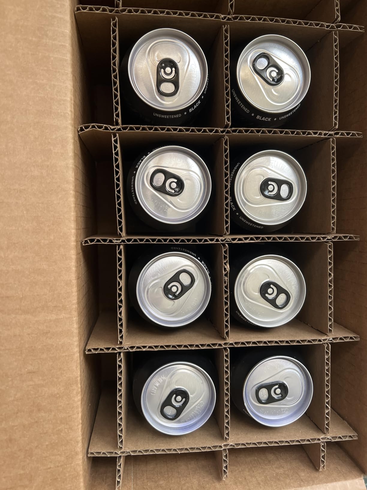 Starbucks RTD Coffee Nitro Cold Brew, Black Unsweetened, 9.6 fl oz Cans (8 Pack) customer photo 1