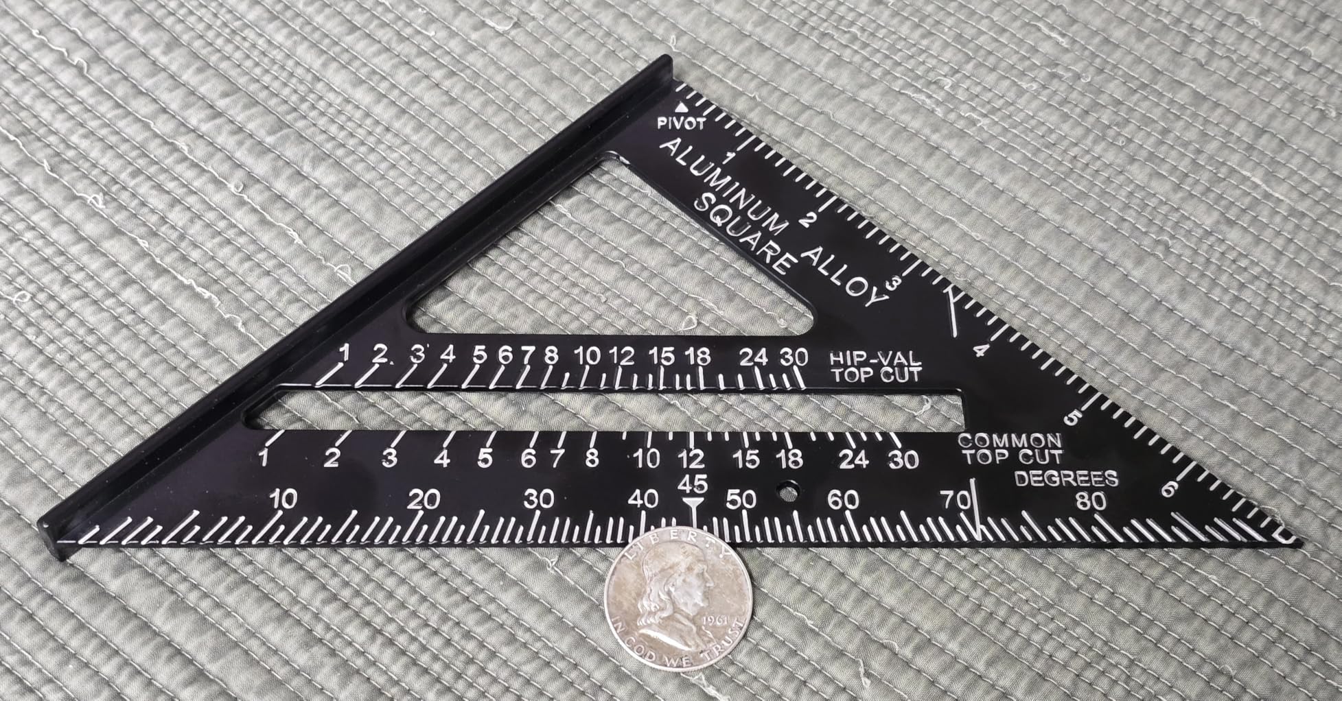 Mr. Pen- Metal Square Ruler, 7 Inch, Aluminum Rafter Square, Carpenters Square Tool customer photo 1