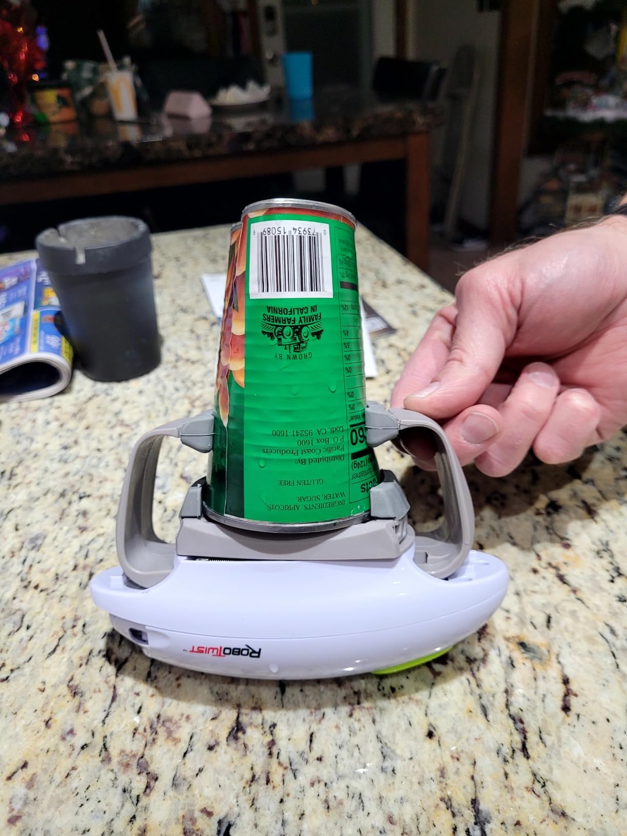 Robotwist Automatic Jar Opener, Deluxe Model with Improved Torque - Robo Twist Kitchen Gadgets for Home, Electric Handsfree Easy Jar Opener customer photo 1