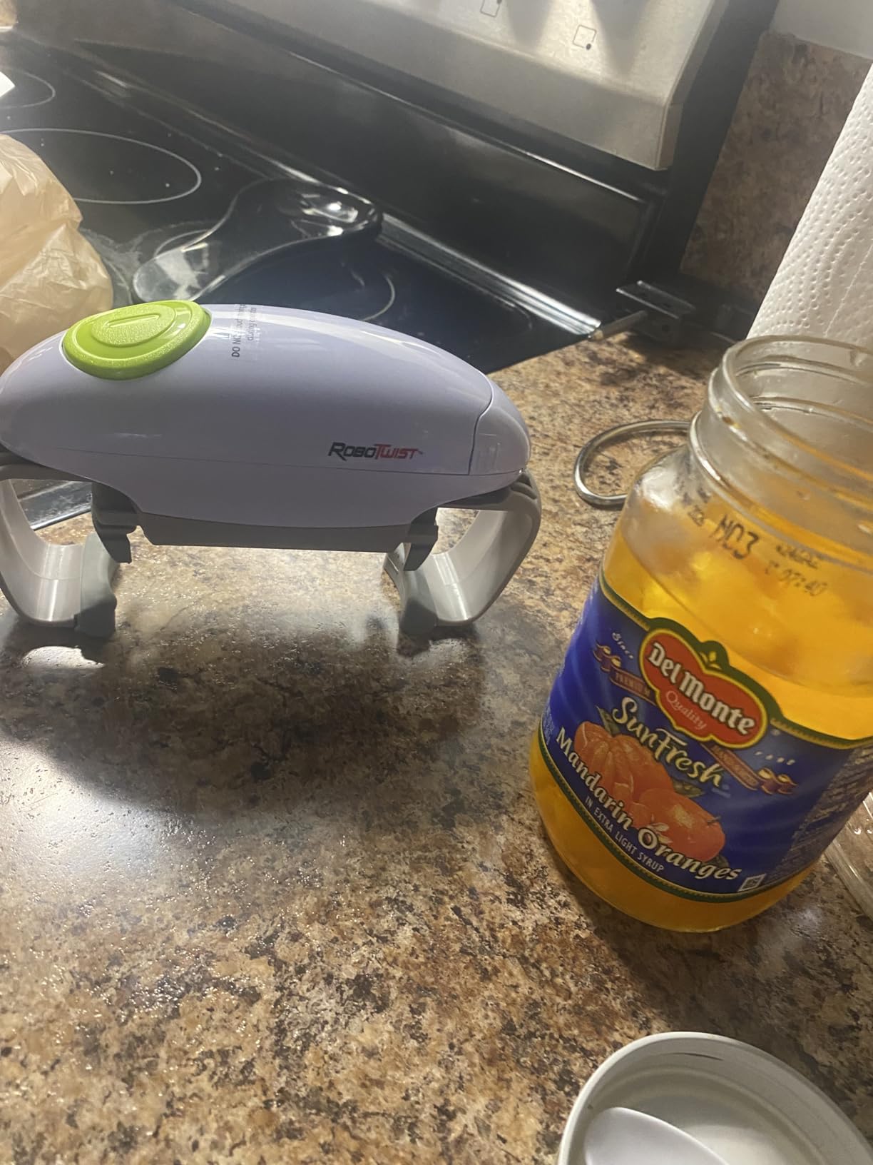 Robotwist Automatic Jar Opener, Deluxe Model with Improved Torque - Robo Twist Kitchen Gadgets for Home, Electric Handsfree Easy Jar Opener customer photo 2