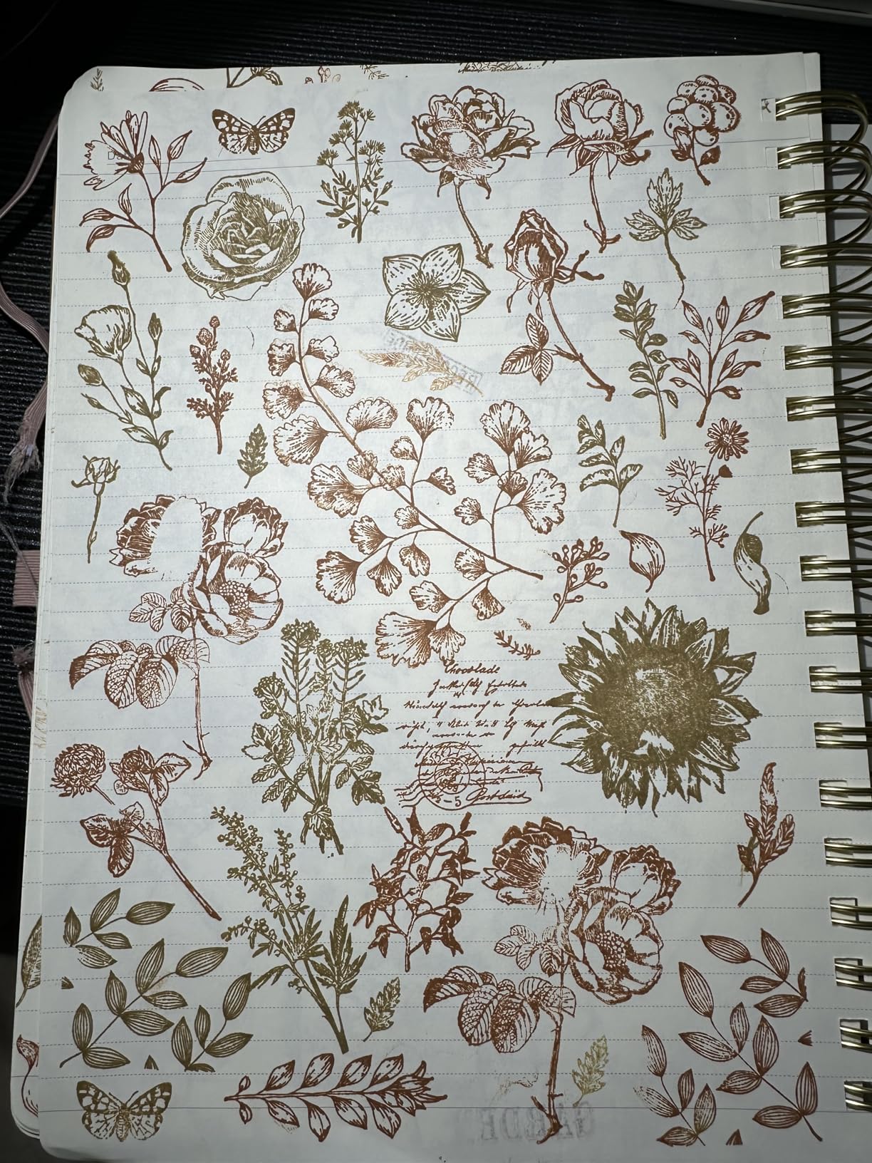 UCEC 8 Sheets Flower Clear Stamps for Card Making, Silicone Stamps for Crafting, Flower Stamp Clear Rubber Flowers Vintage Plants customer photo 2
