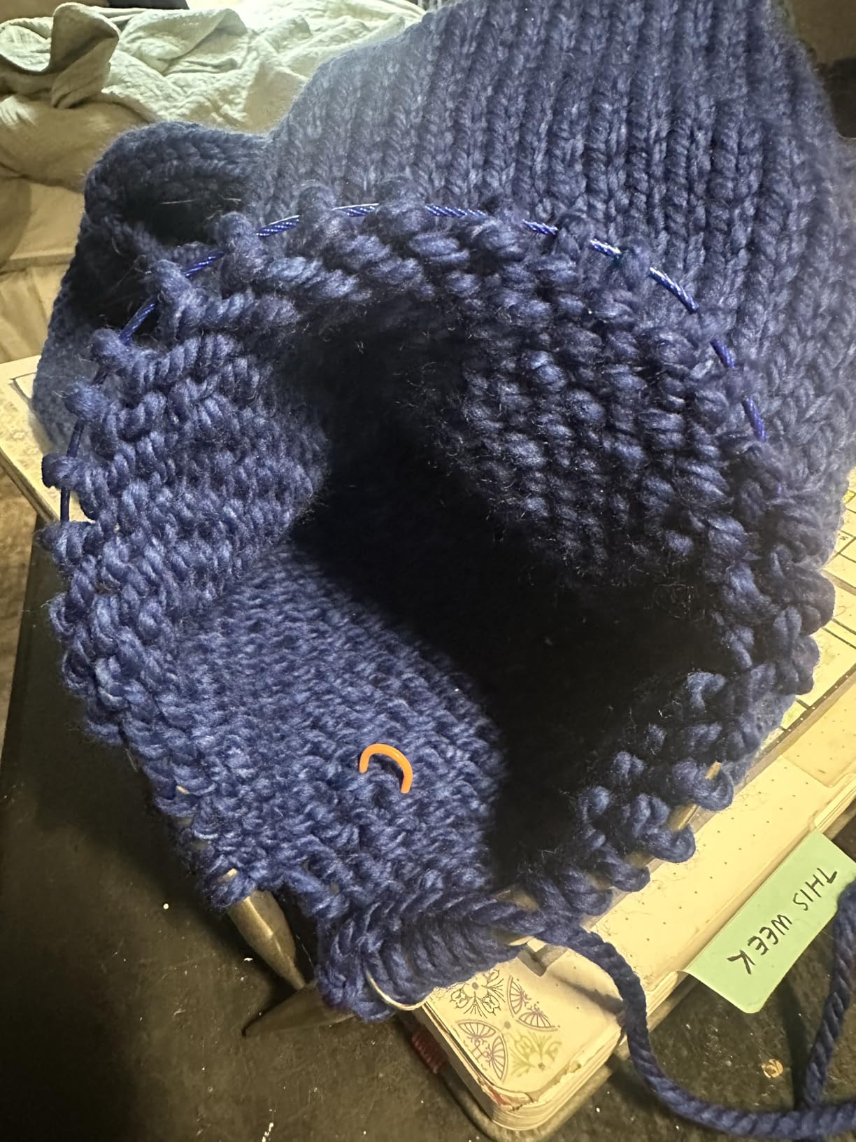 Circular Knitting Needles 16 Inch Set Round Metal Kit Size 13 10 8 6 2.5 0 (Etched US&mm, Color-Coded Cable, Smooth Join) customer photo 1