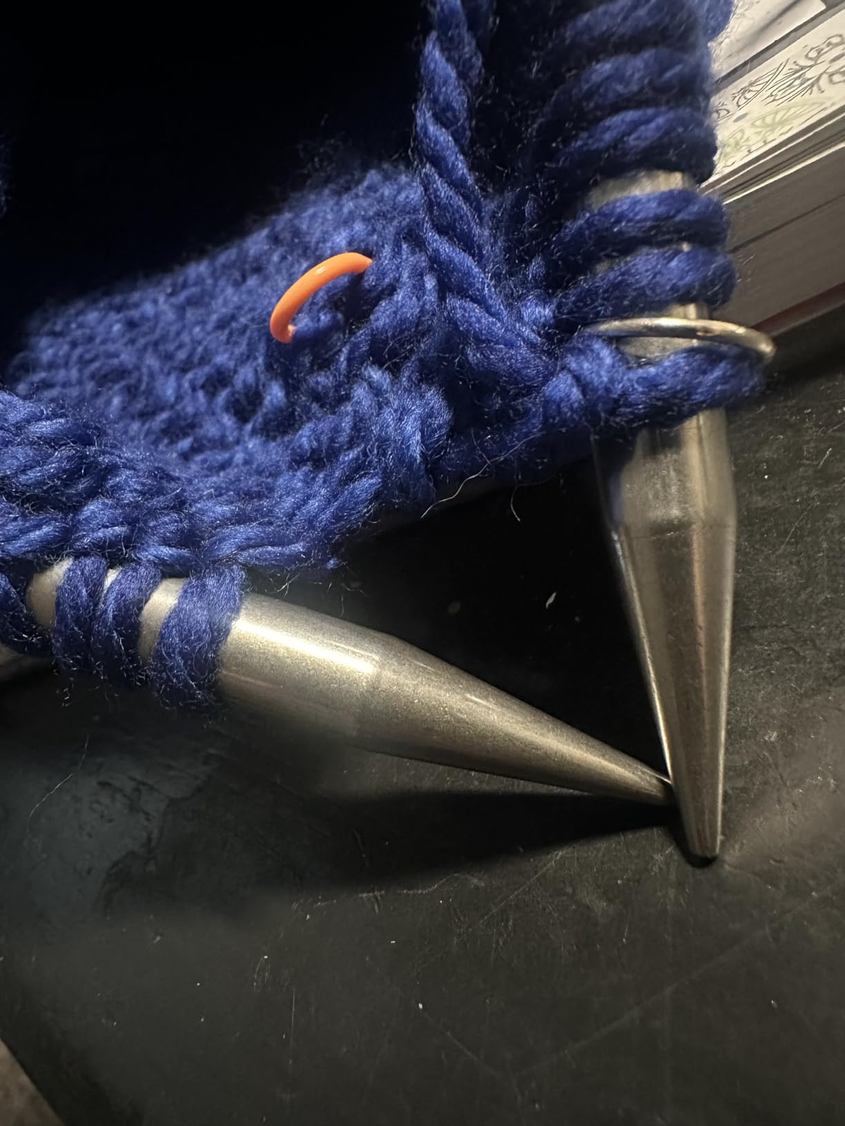 Circular Knitting Needles 16 Inch Set Round Metal Kit Size 13 10 8 6 2.5 0 (Etched US&mm, Color-Coded Cable, Smooth Join) customer photo 2