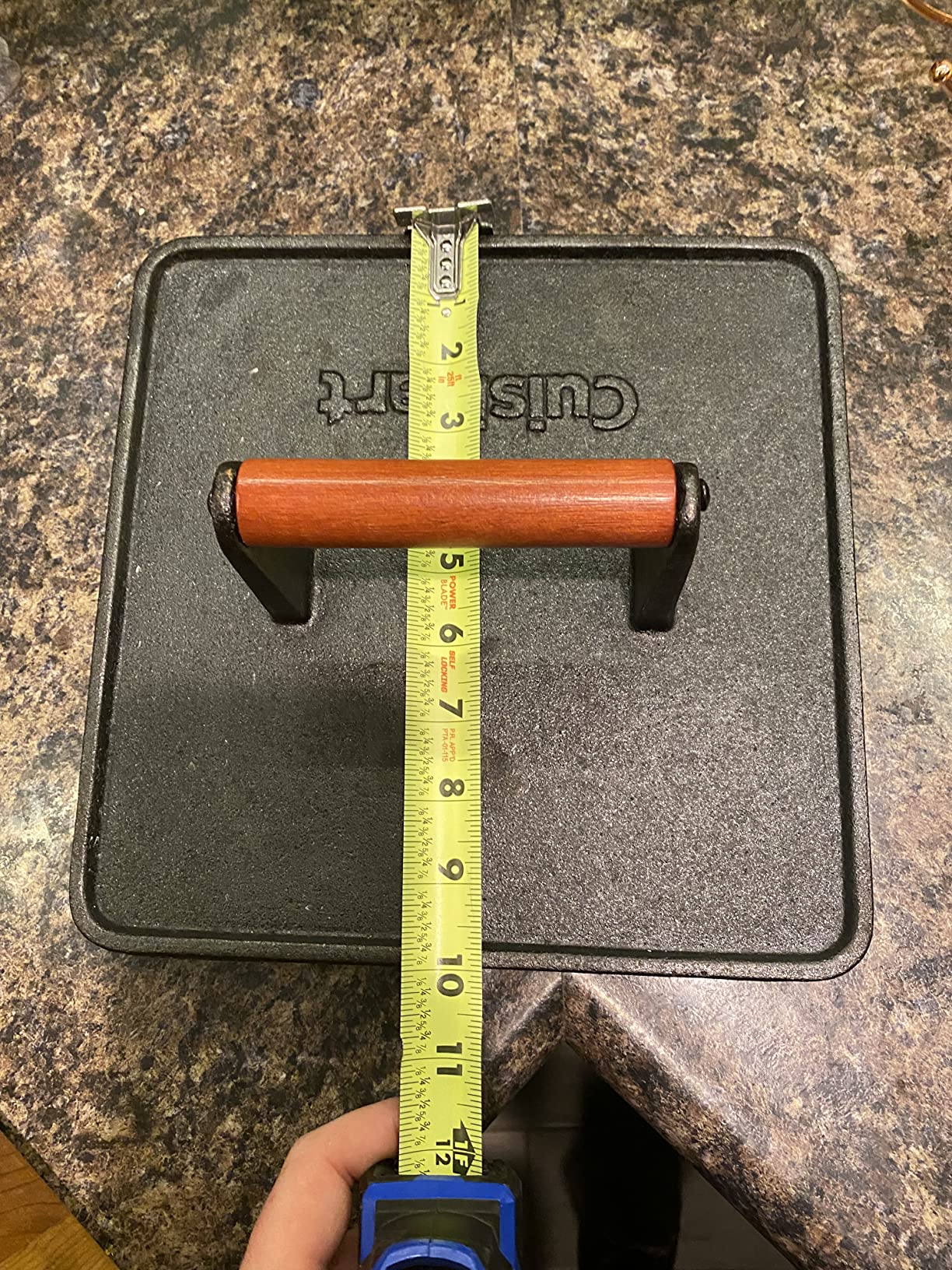 Cuisinart XL Cast Iron Grill Press, 10