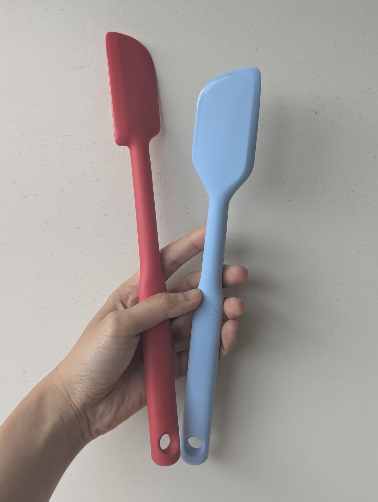 OXO Good Grips 3 Piece Silicone Spatula Set, One Size, Multi, Multicolor customer photo 1