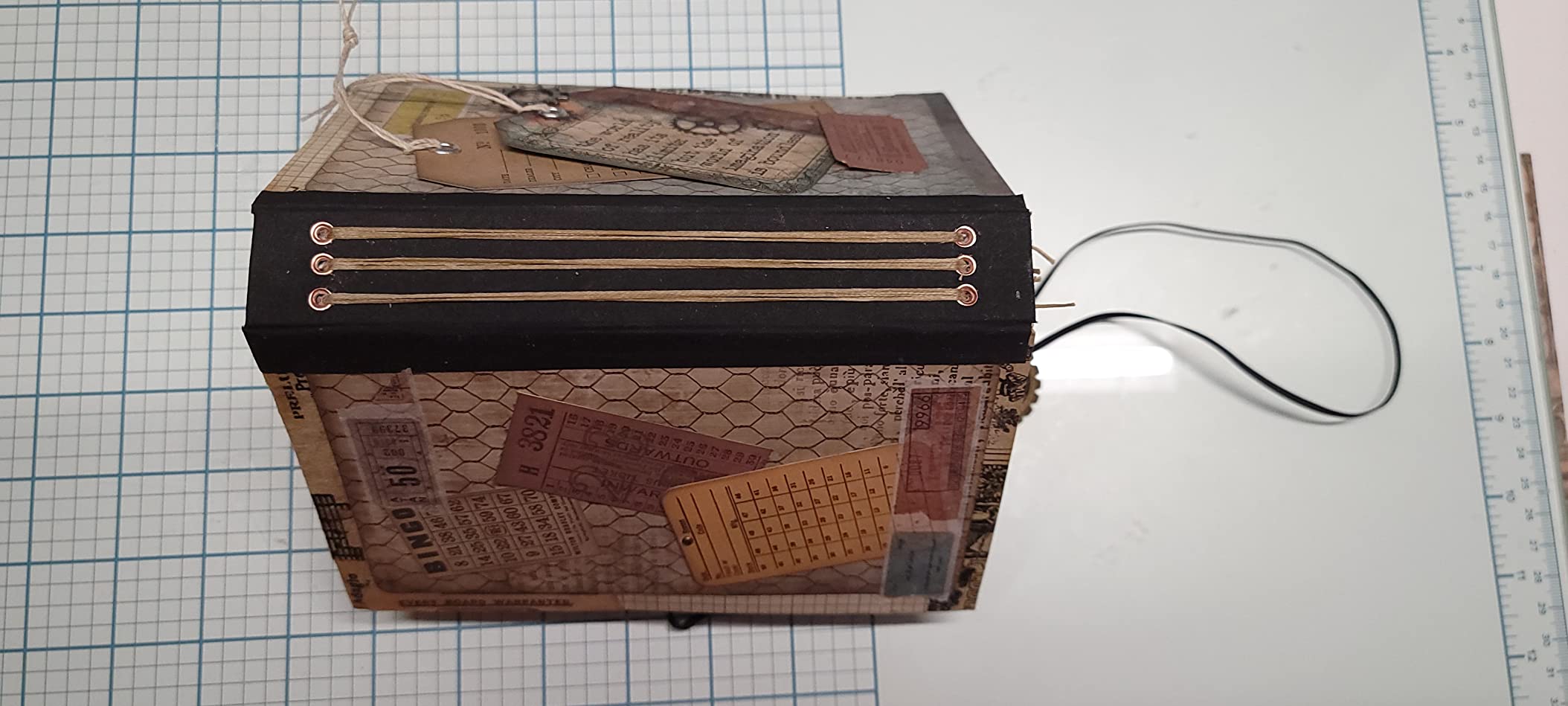 Bookbinding Kit - KOOTIKO Bookbinding Supplies, Hand Book Binding Starter Tools Set with Real Bone Folder,Paper Awl, Large-Eye Needles, Glue Brush, Wax Thread for Handmade DIY Books customer photo 2