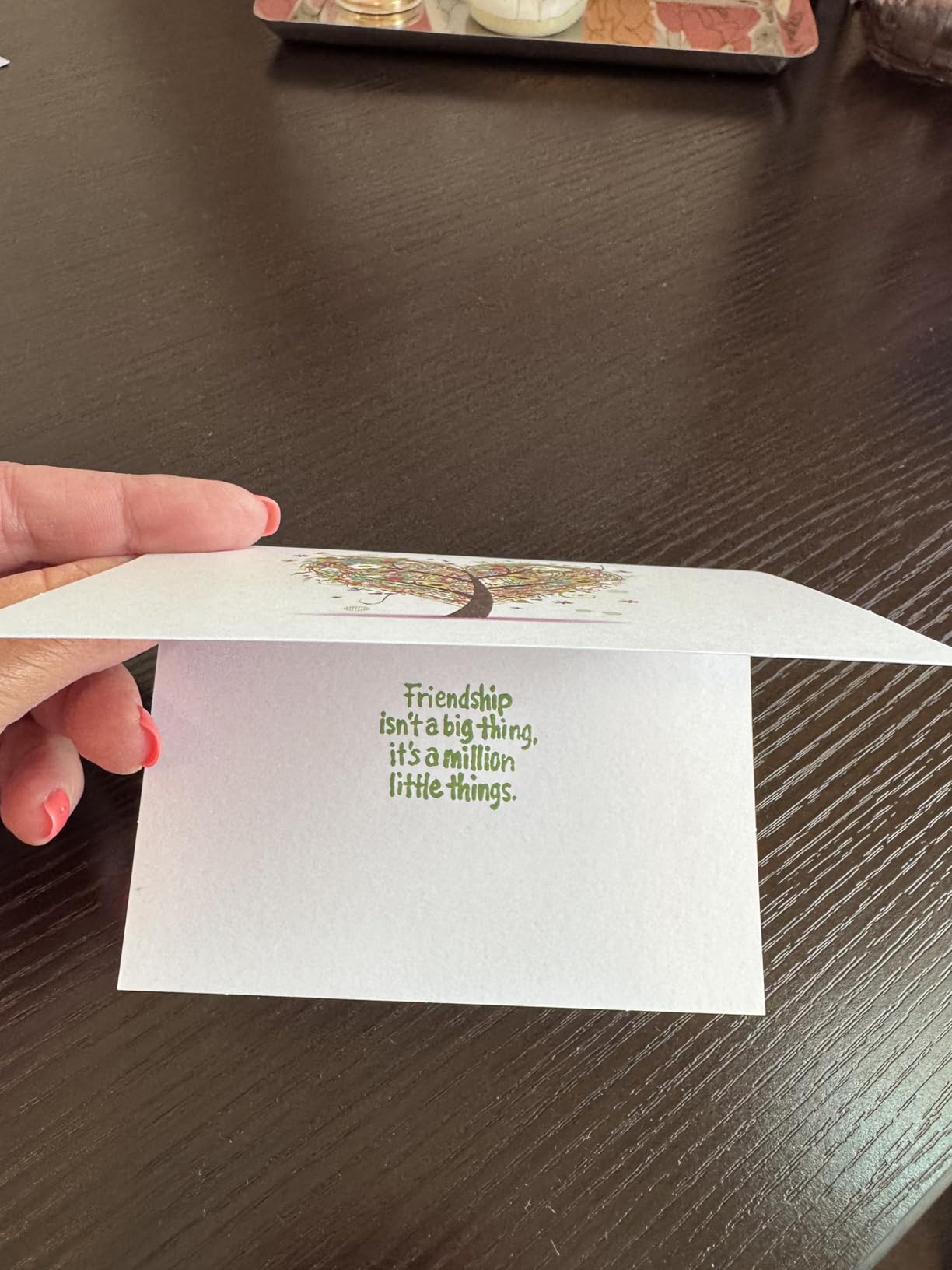 Outus 4 Pcs Stamps for Crafting Words Clear Blessing Sentiment Words Silicone Stamps for Card Making customer photo 2