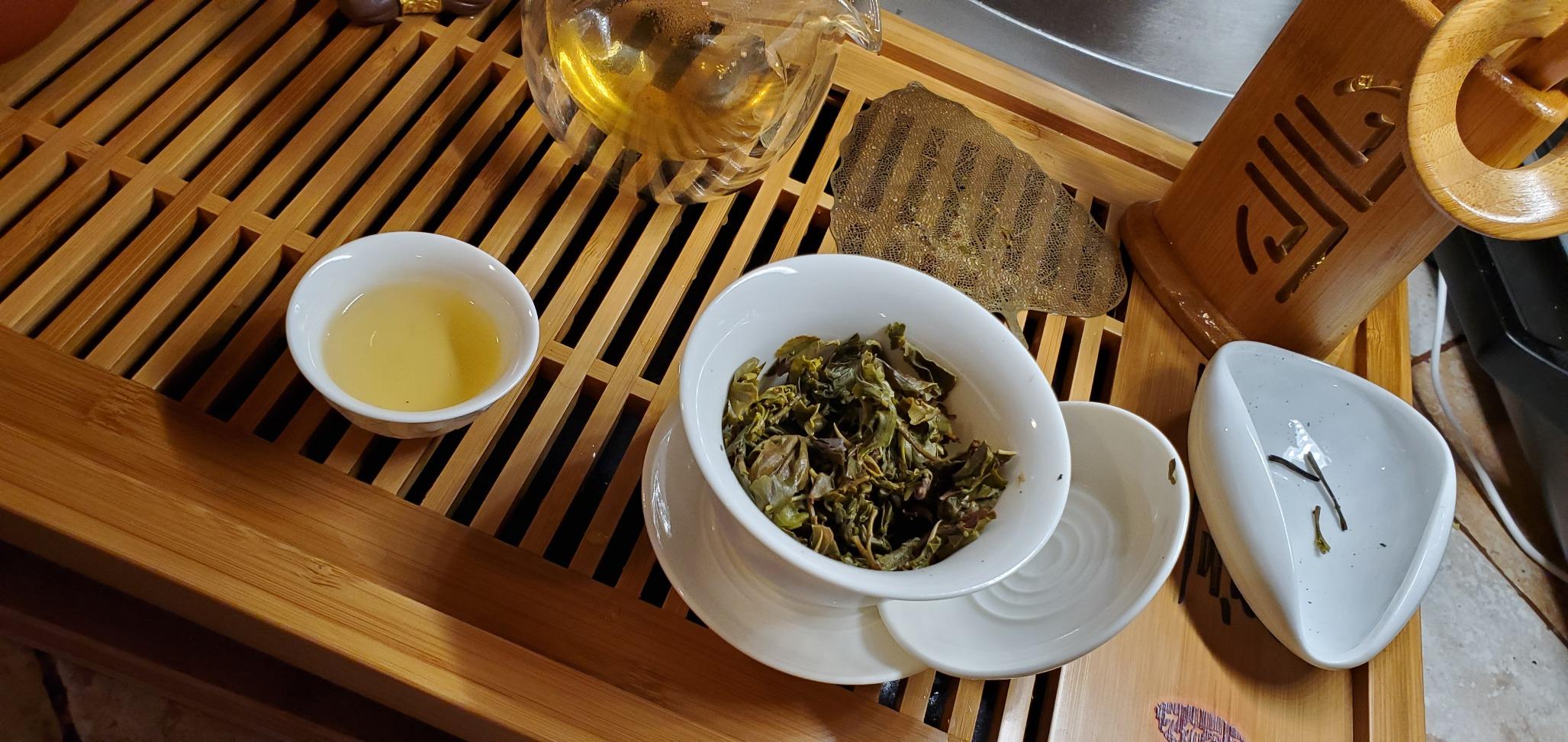 SANRAN Raw Pu-erh Tea Cake, Aged Yunnan Sheng Pu'erh Tea, 7.1oz/Pack customer photo 1