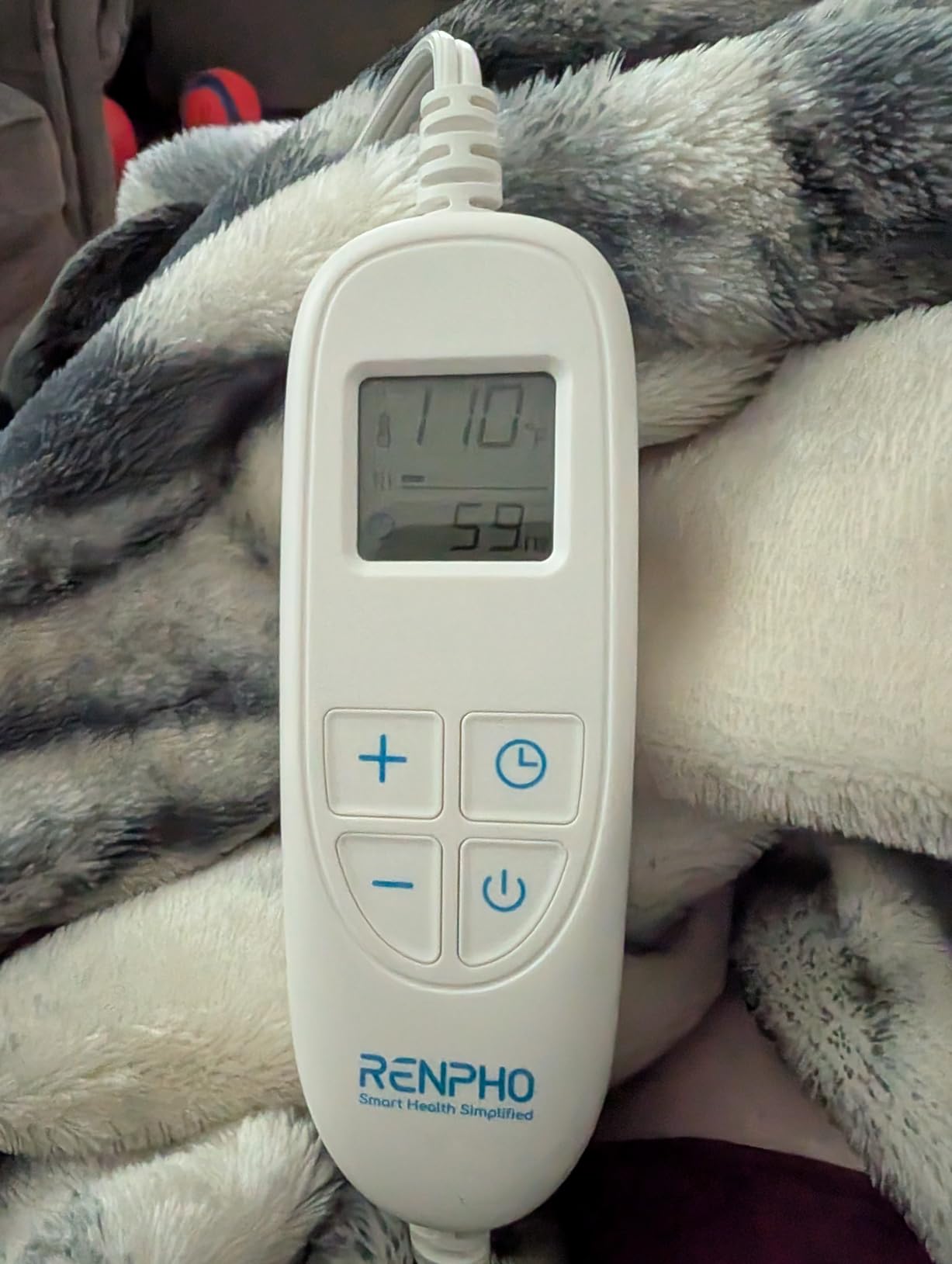 RENPHO Mothers Day Gifts, Electric Heating Pad - 6 Heat Levels for Neck, Shoulder, and Back, Weighted Pad for Snug Fit - Machine Washable, ETL Safety Certified for Cold Nights and Winter, FSA Eligible customer photo 1