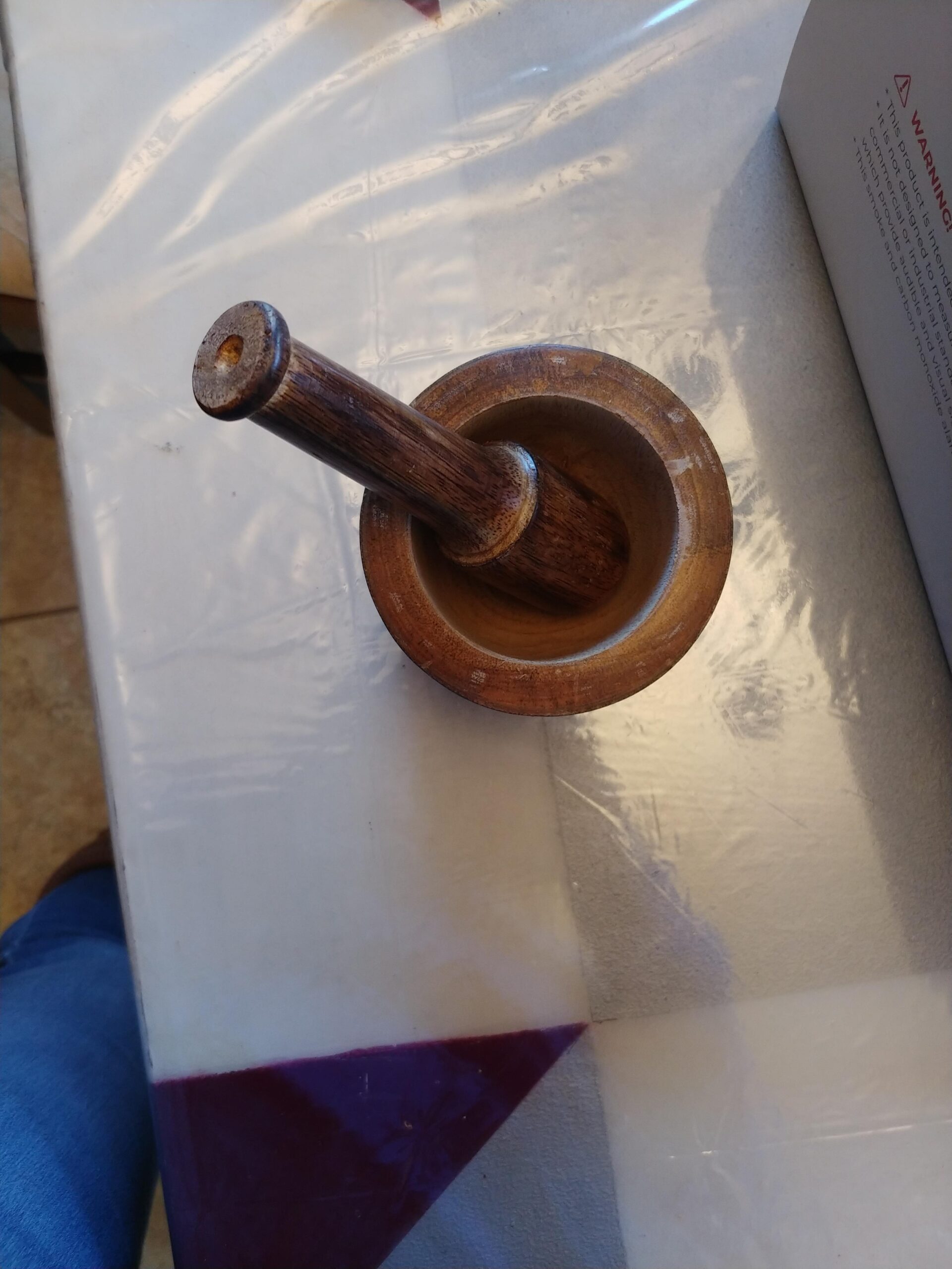 Kaizen Casa Wooden Mortar and Pestle Garlic Masher Hand Grinder Crusher Kitchen Gadgets customer photo 2