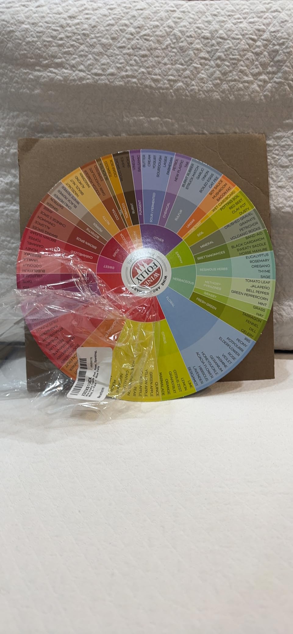 Wine Folly Wine Aroma Wheel Charts - 4-Pack for Red, White, Rosé & Sparkling | Wine Tasting Guide with Aromatic Compound Info | Durable, Glossy Educational Chart Set customer photo 4