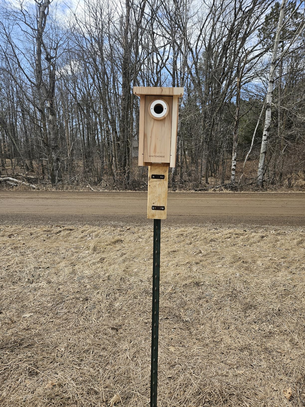 WHITEHORSE Bluebird House - Weatherproof Cedar Birdhouse Built to NABS Specs - 15