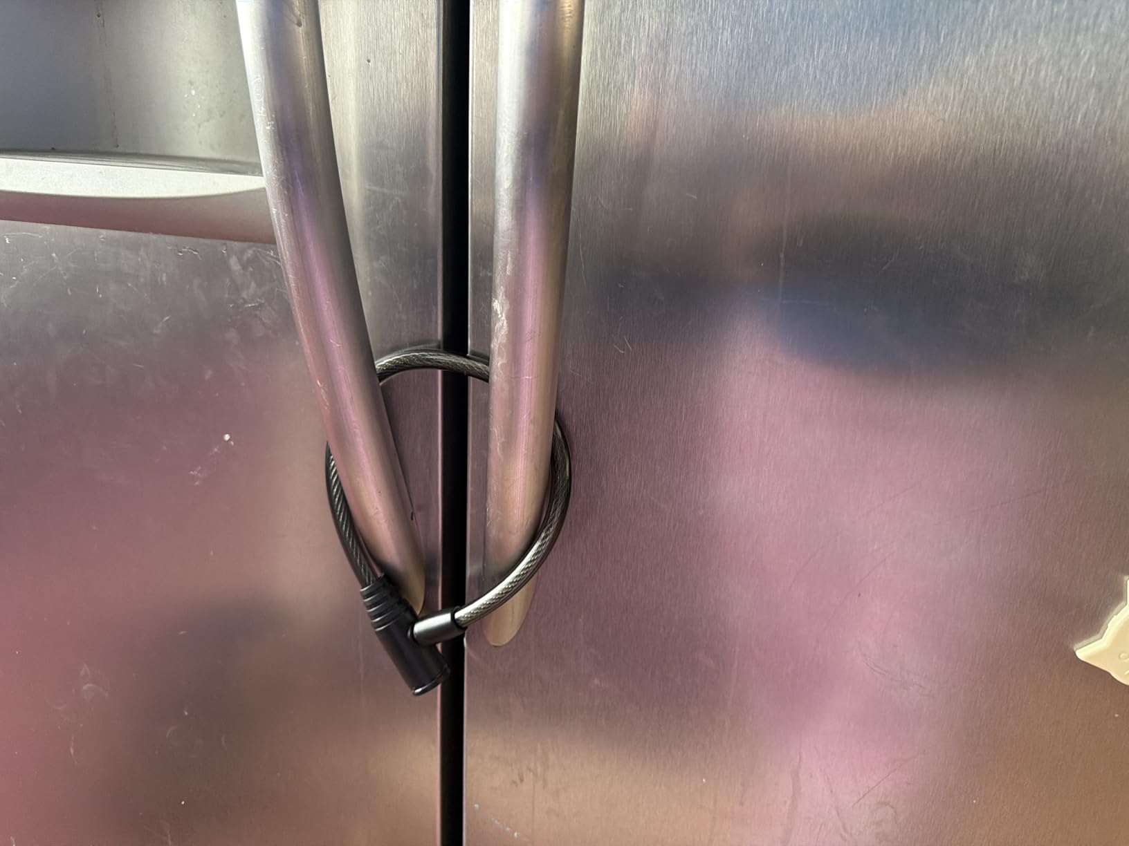 Urban August Child-Proof Refrigerator Lock for Kids & Adults - Lock for French Door Fridge and Cabinet customer photo 2