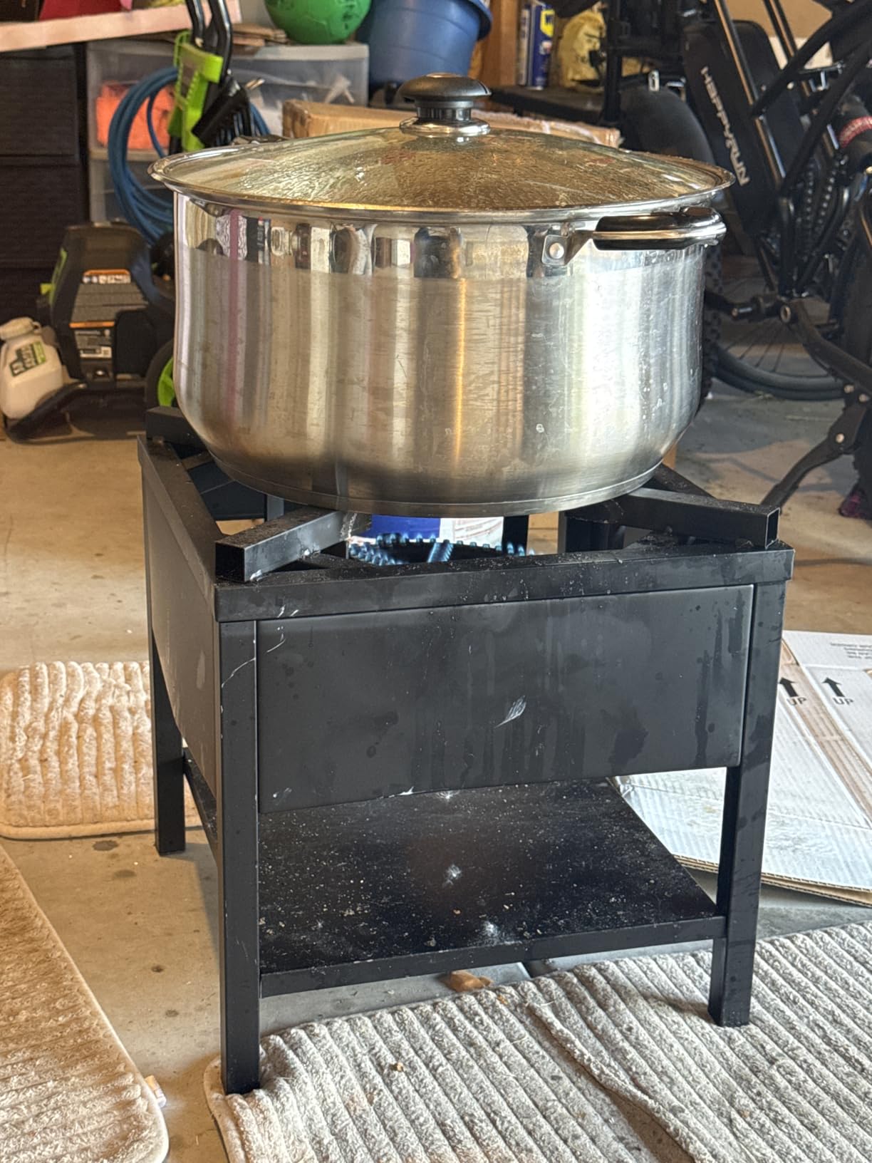 ARC Stainless Steel Single Burner Propane Stove, 200,000BTU High-Pressure Heavy-Duty Propane Burner Cooker customer photo 2