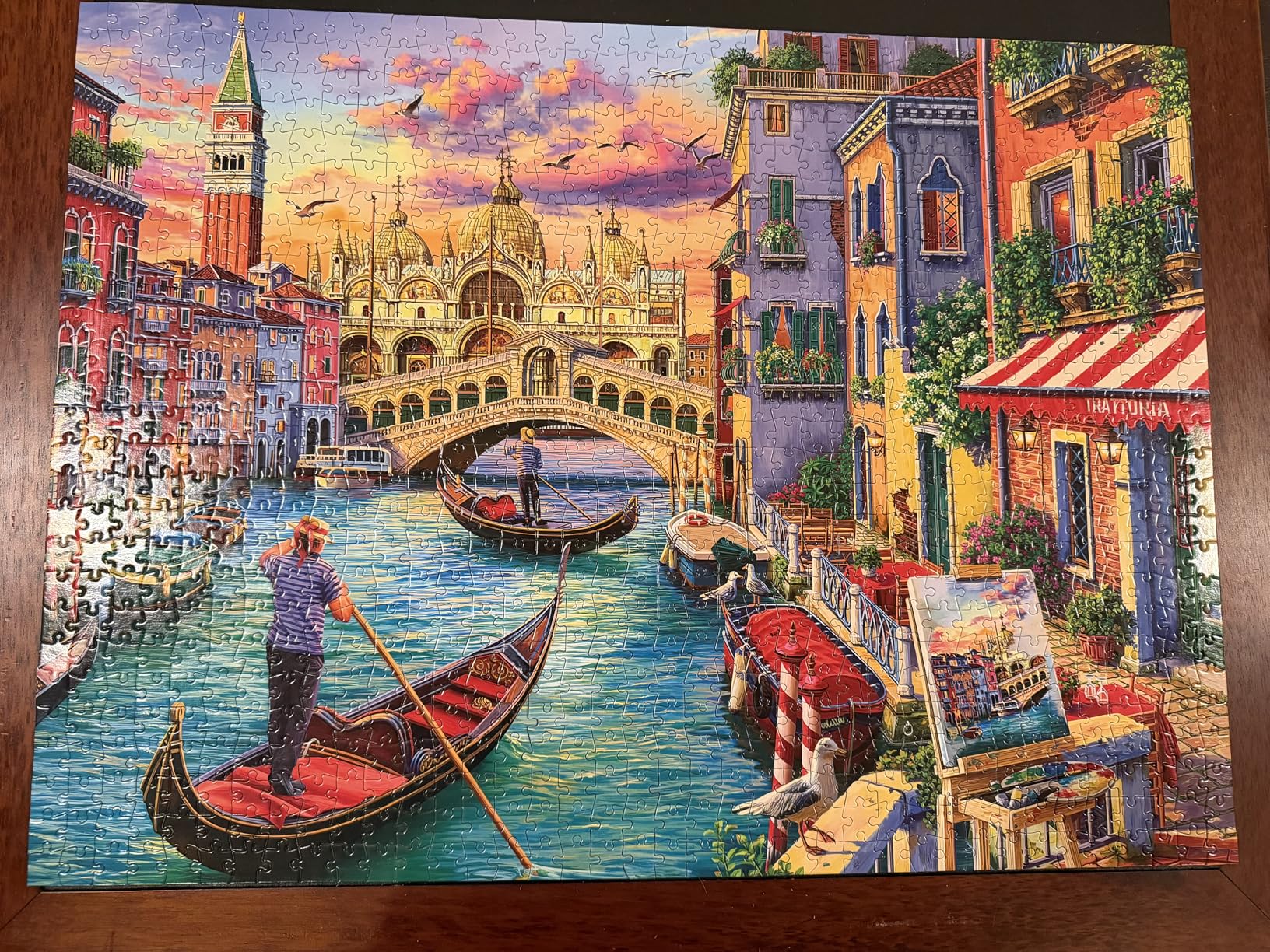 Buffalo Games - Sights of Venice - Image World - 1000 Piece Jigsaw Puzzle for Adults, Scenic Cityscape Puzzle, Challenging and Relaxing Puzzle Adventure customer photo 1