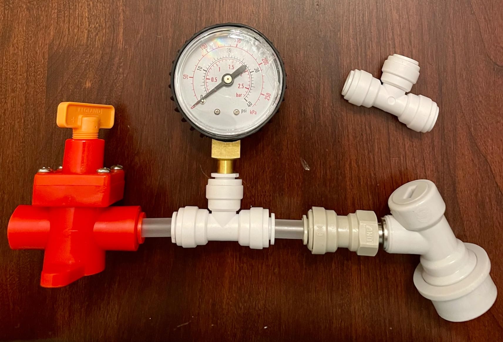 BlowTie Diaphragm Ball Lock Keg Beer Spunding Valve For Brewing Complete Kit for Home Brewing Beer Spunding Valve Corny keg Ferment CO2 Constant pressure valve customer photo 1