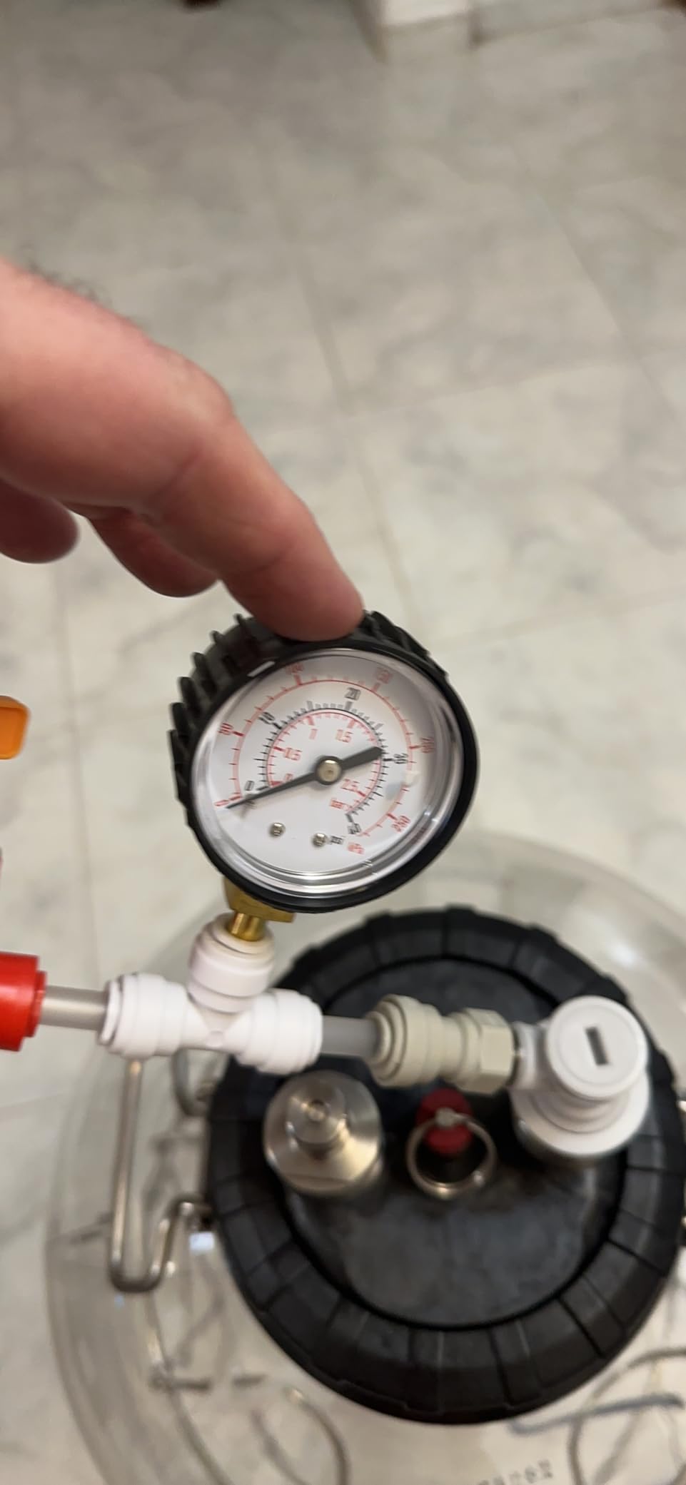 BlowTie Diaphragm Ball Lock Keg Beer Spunding Valve For Brewing Complete Kit for Home Brewing Beer Spunding Valve Corny keg Ferment CO2 Constant pressure valve customer photo 2