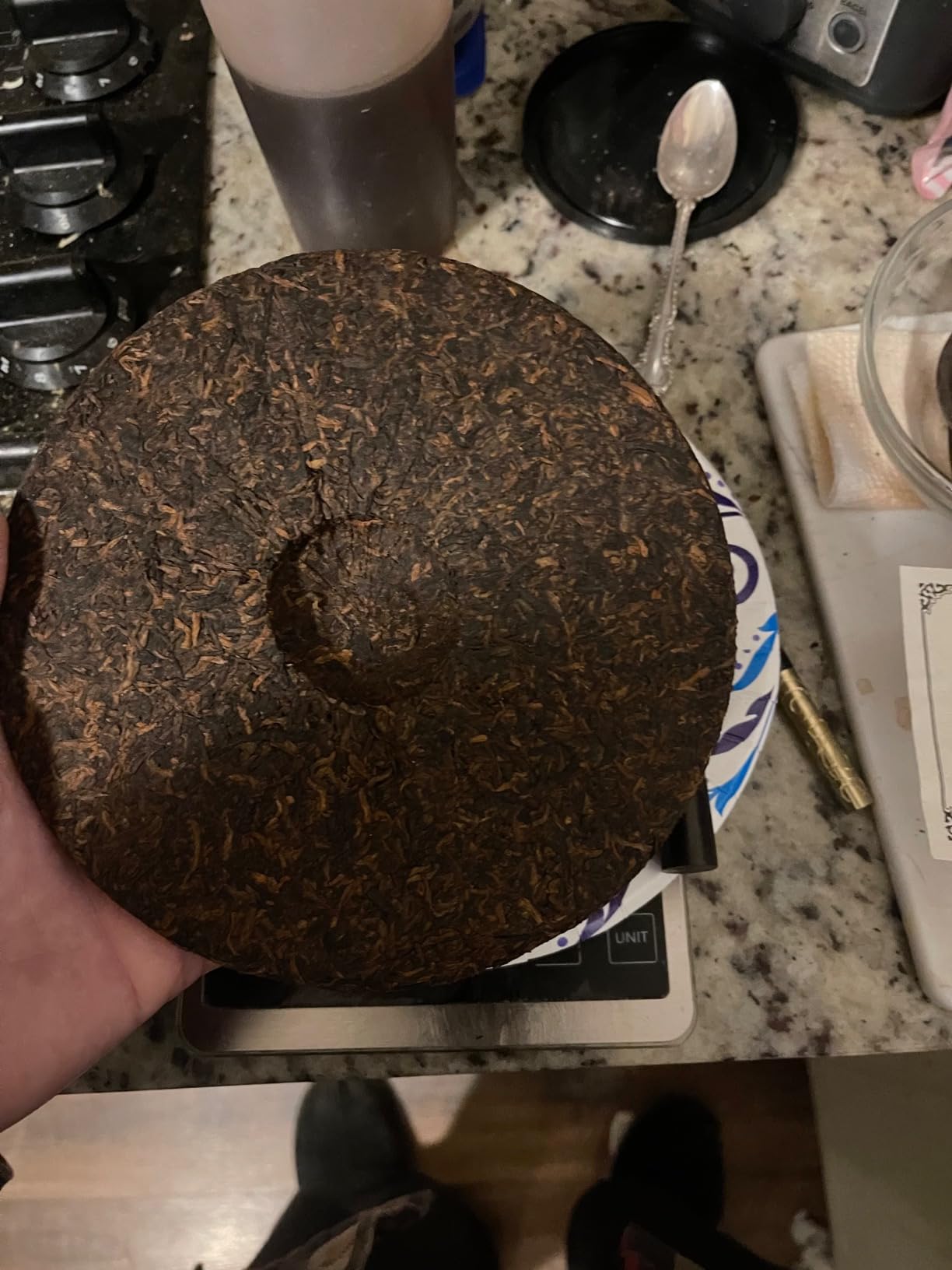 Puerh Tea Cake 357g / 12.59oz 2004 Year Ripe Shu Laobanzhang Wild Ancient Tree Gongting Grade - Chinese Yunnan Puer Pu'er Pu-erh Tea customer photo 1