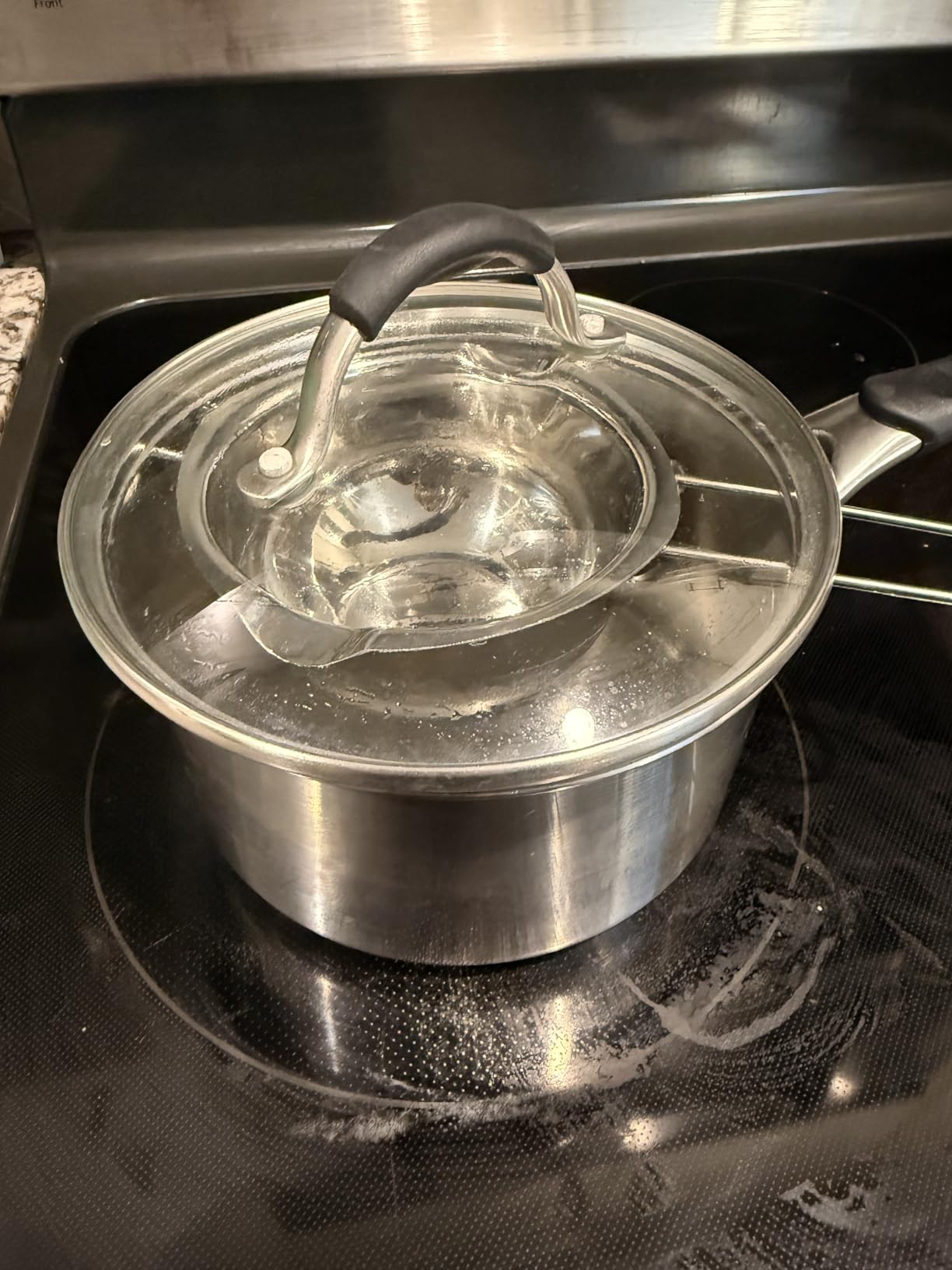 1000ML Upgrade Double Boiler Stainless Steel Melting Pot For Chocolate, Candle and Candy Making (34oz) customer photo 1