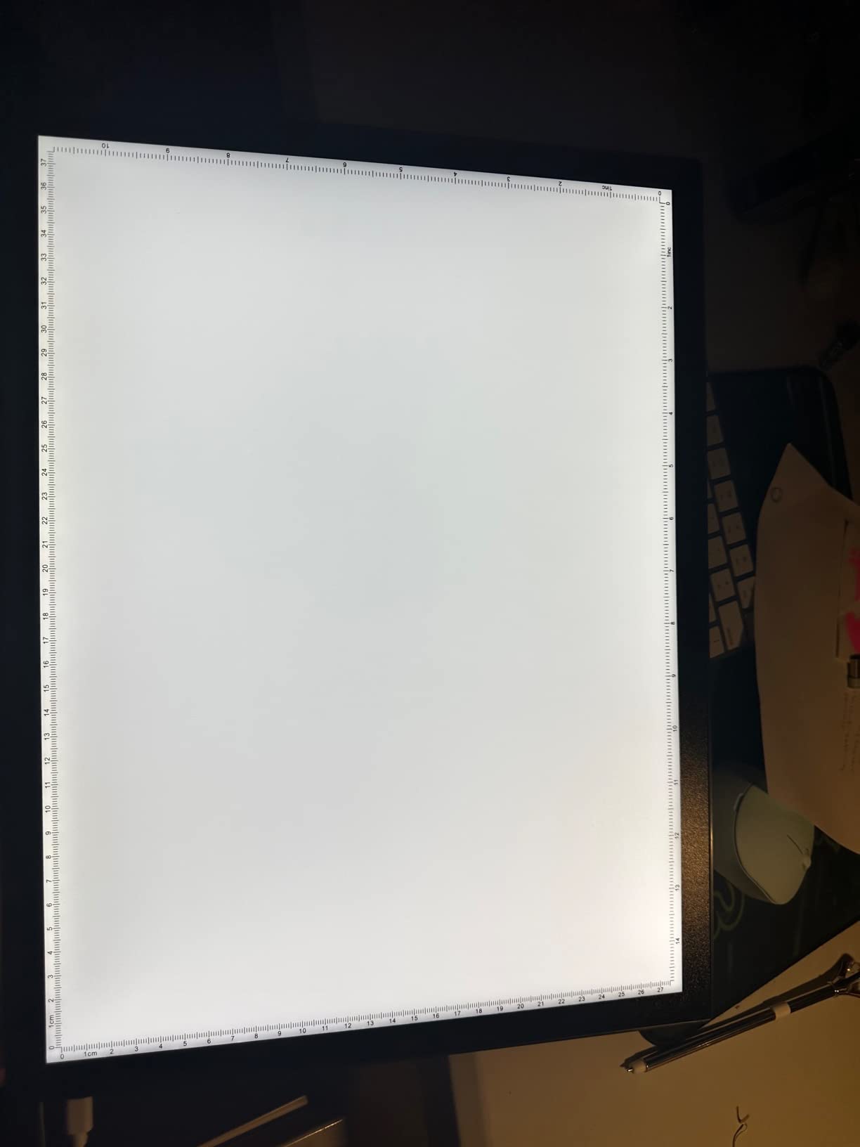 WELZK Light Board A3, 16.6×12.6inch Light Pad, Side Button Design, 9 Levels/Stepless Dimming, Light Box Widely for Tracing, Weeding Vinyl, Diamond Painting customer photo 2