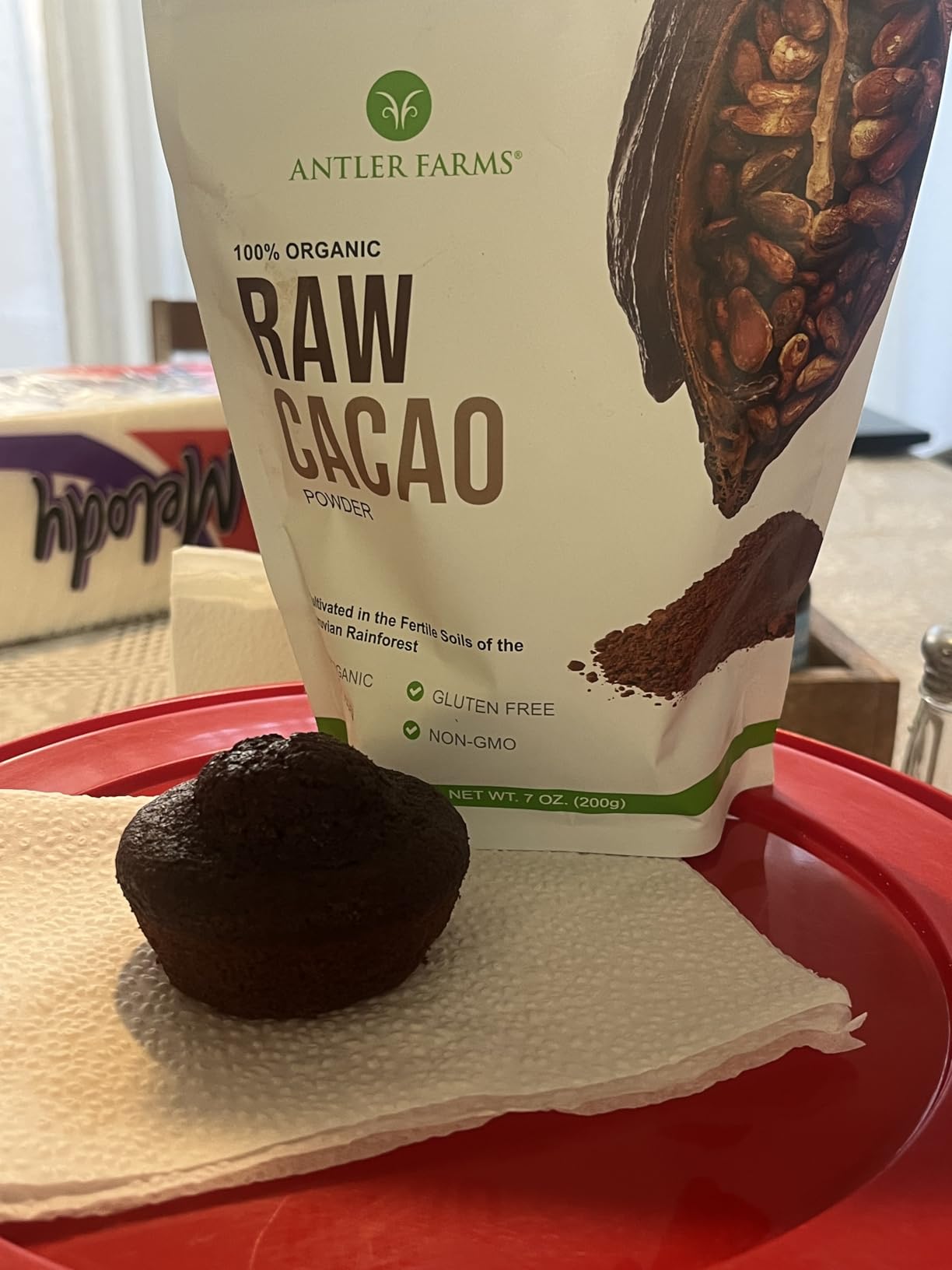 Antler Farms - 100% Pure Organic Raw Cacao Powder, 40 servings, 200g - Vegan, Gluten Free, Cultivated Naturally in Amazon Rainforest, Certified USDA Organic customer photo 2