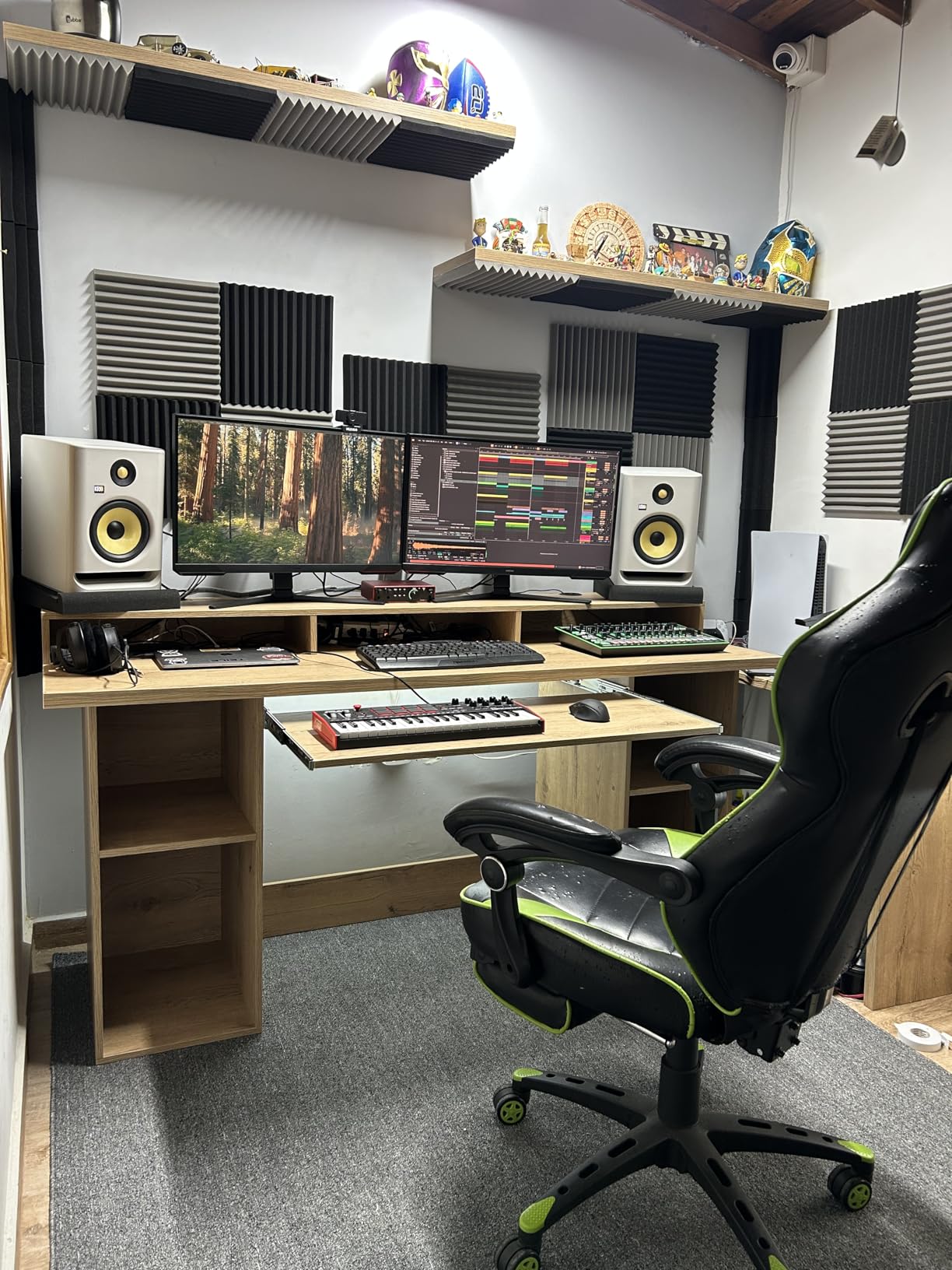 JBER 8 Pack Acoustic Foam Bass Trap Studio Foam 12